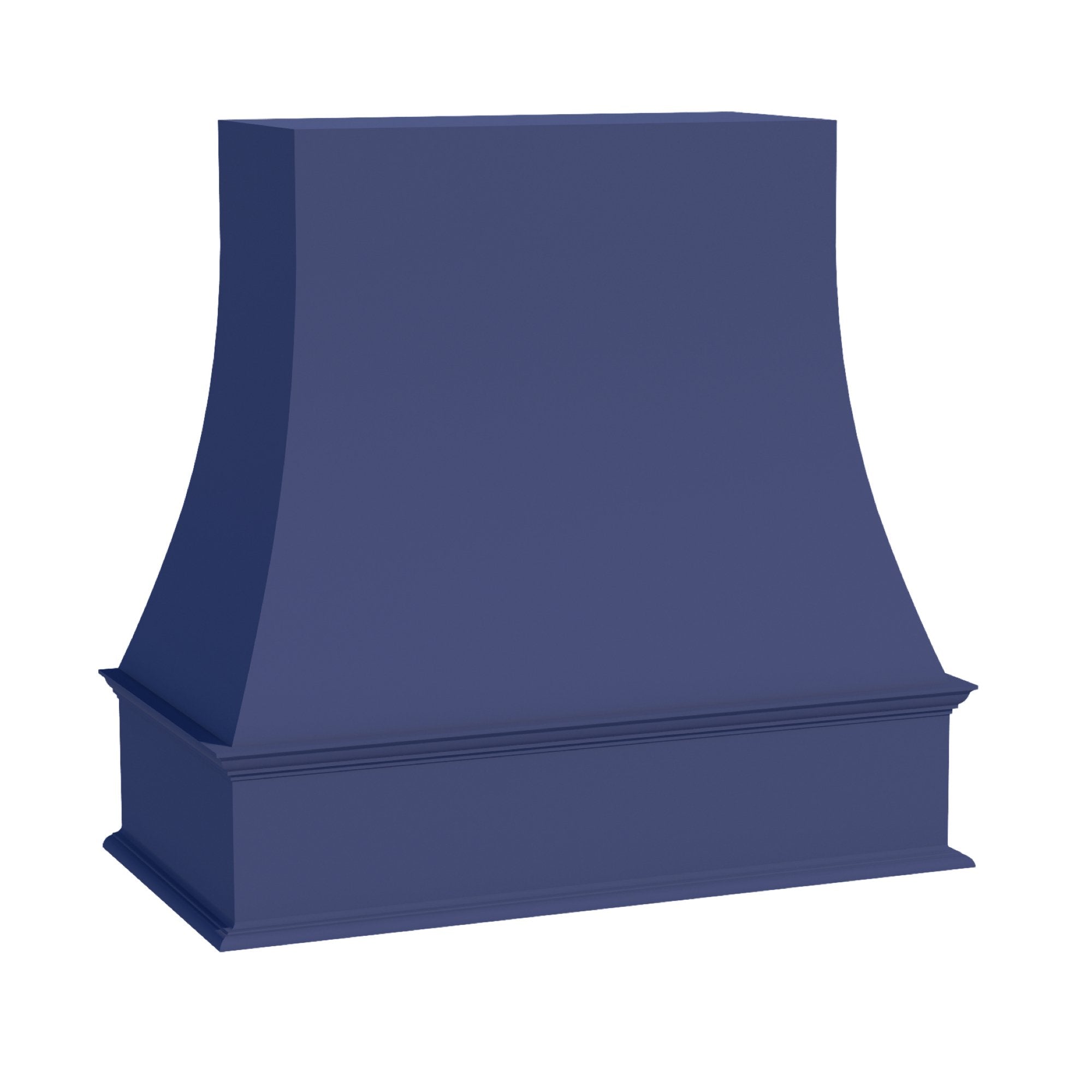 WRH3636-SB Wood Wall Mounted Range Hood - Shaker Style - Blue 36