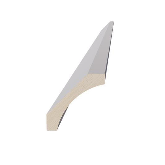 CM4-SLG  Crown Molding - Shaker Style - Light Grey   96"W x 4"H x 4"D