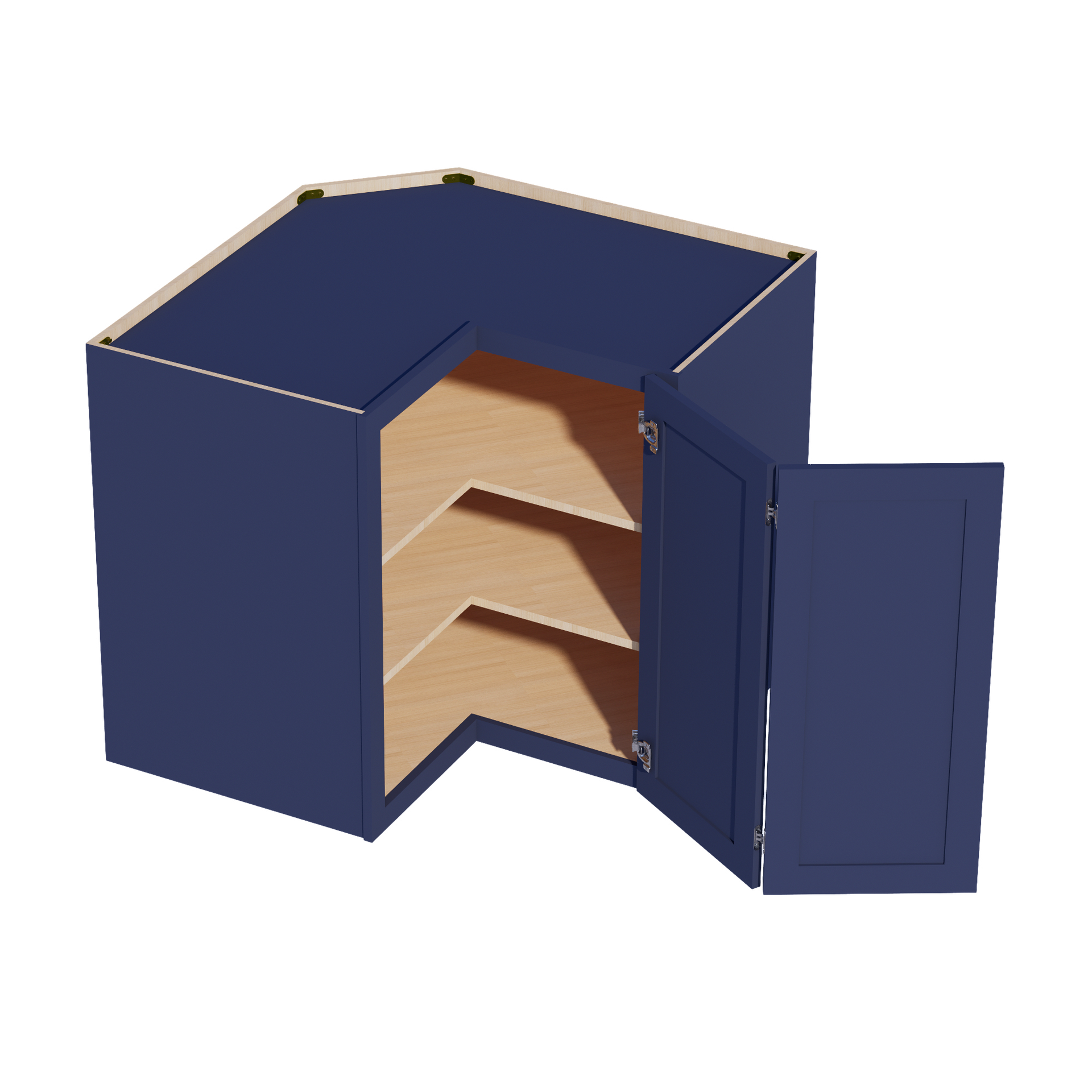 WP-W36-SB  Base Panel Wainscot  - Shaker Style - Blue   11-1/2"W x 35-1/2"H x 3/4"D