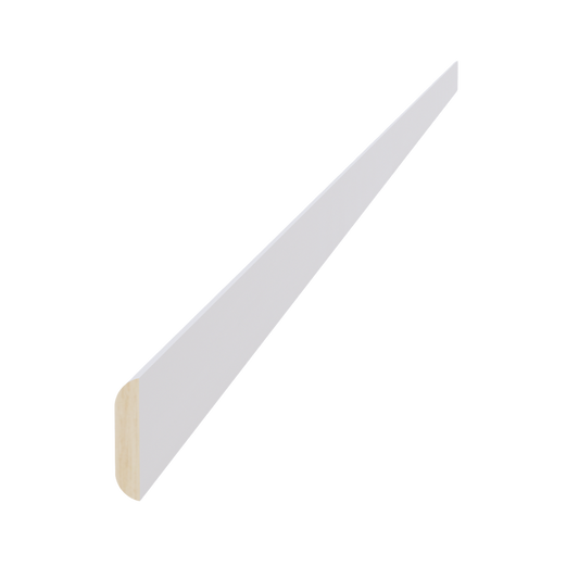 BM1-1/4-SSW  Batten Molding - Slim Shaker Style - White   96"W x 1-1/4" x 1/4"D