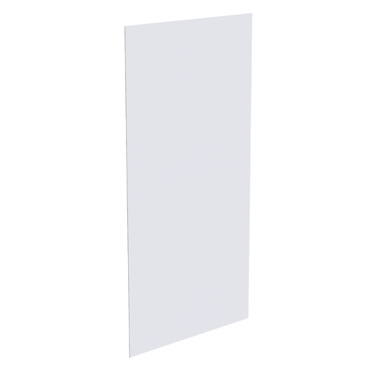 BP4896-1/4-SW  Base End Skin Panel - Shaker Style - Pure White   48"W x 96"H x 1/4"D