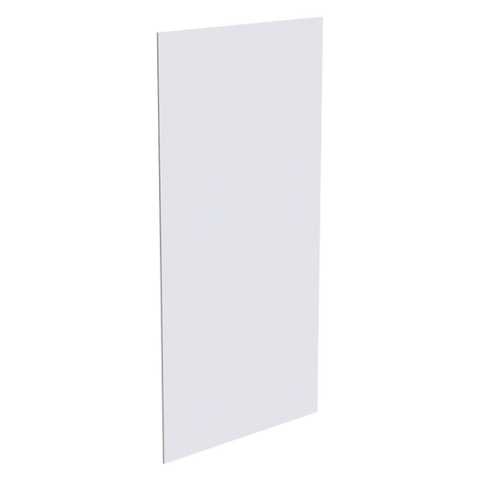 BP4896-1/2-SW  Base End Skin Panel - Shaker Style - Pure White   48"W x 96"H x 1/2"D