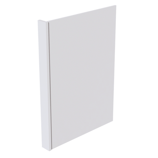 DWR3-SSW  Dishwasher Return Panel - Slim Shaker Style - White   3"W x 34-1/2"H x 24"D