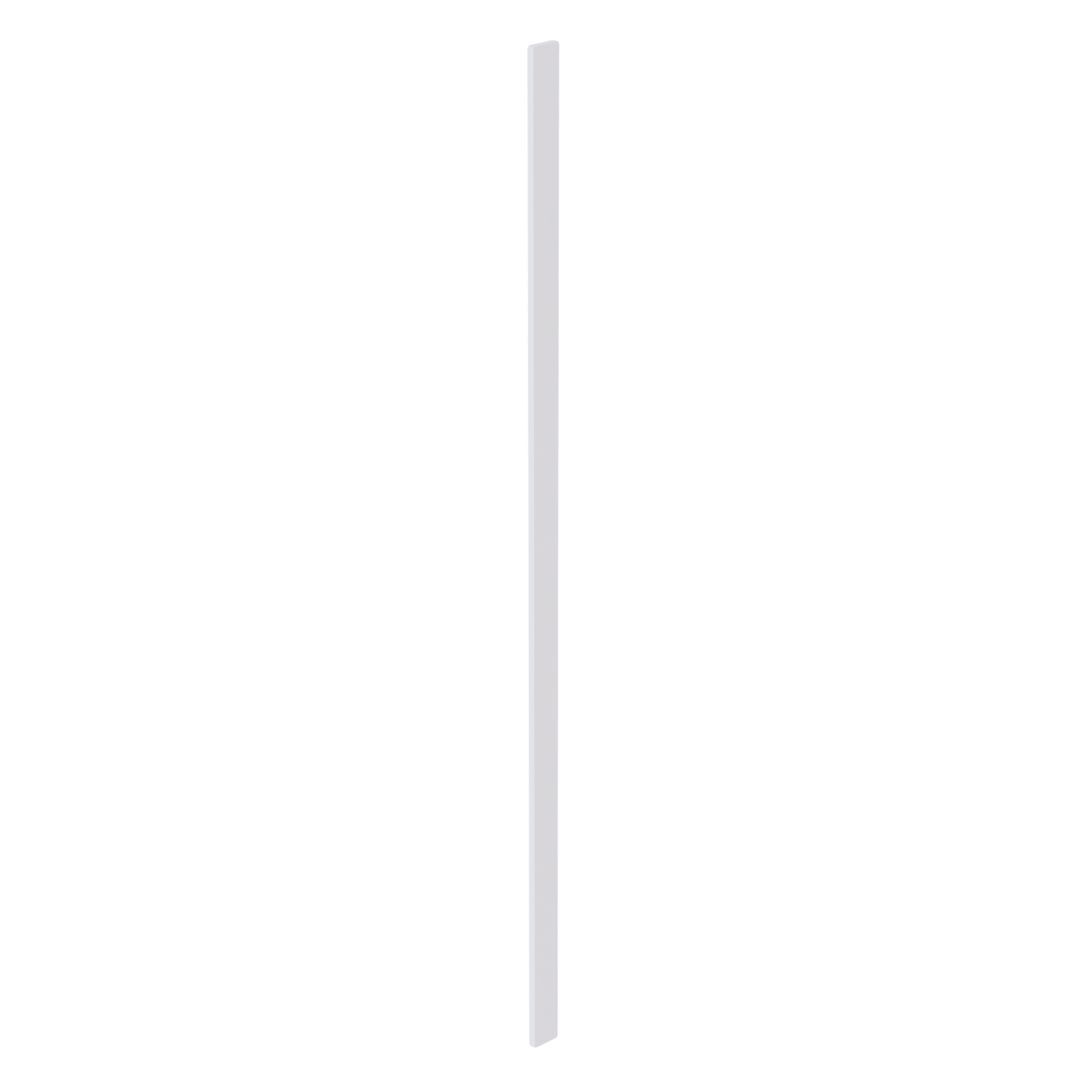 WF396-SSW  Wall Cabinet Filler - Slim Shaker Style - White   3"W x 96"H x 3/4"D