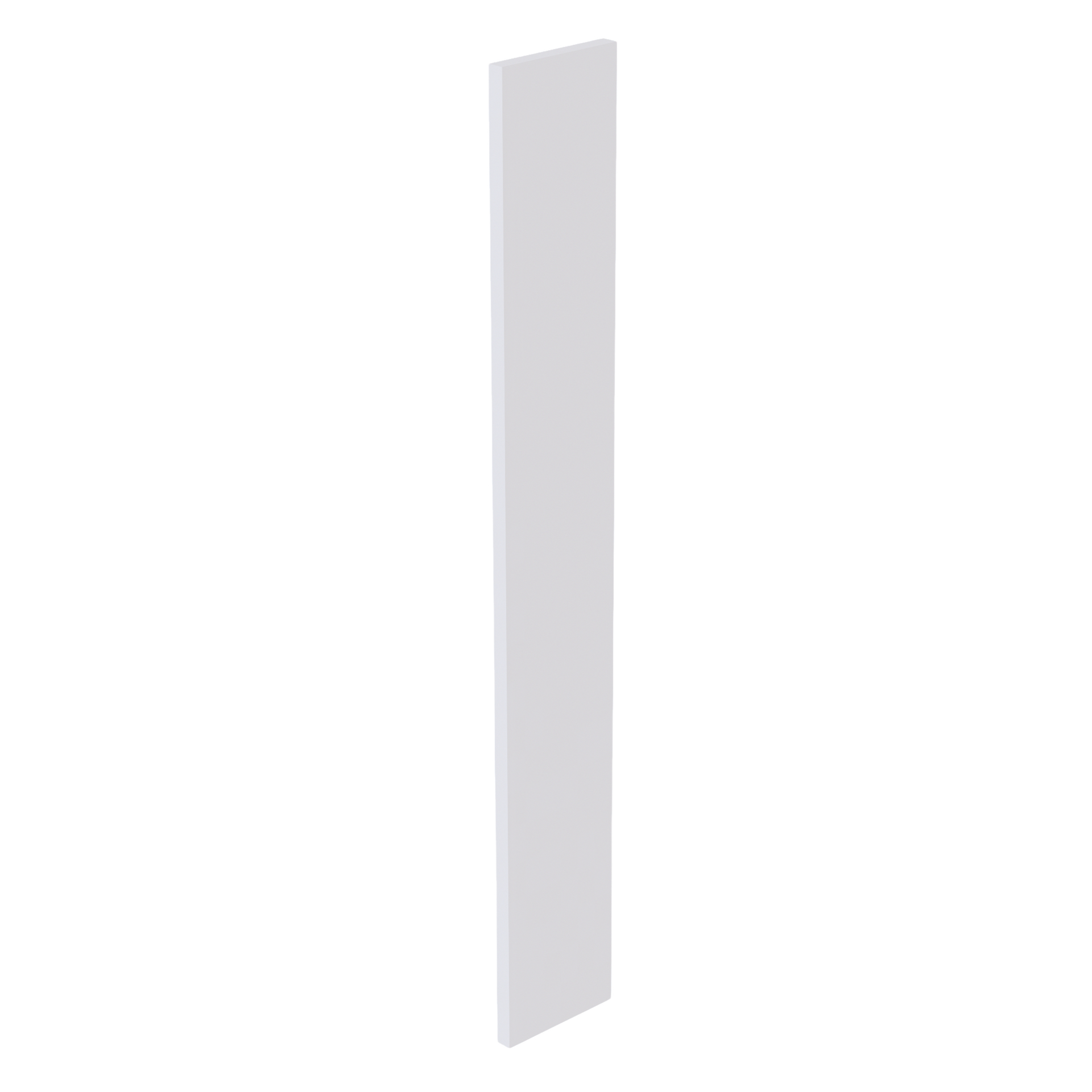 WF642-SW  Wall Cabinet Filler - Shaker Style - Pure White   6"W x 42"H x 3/4"D