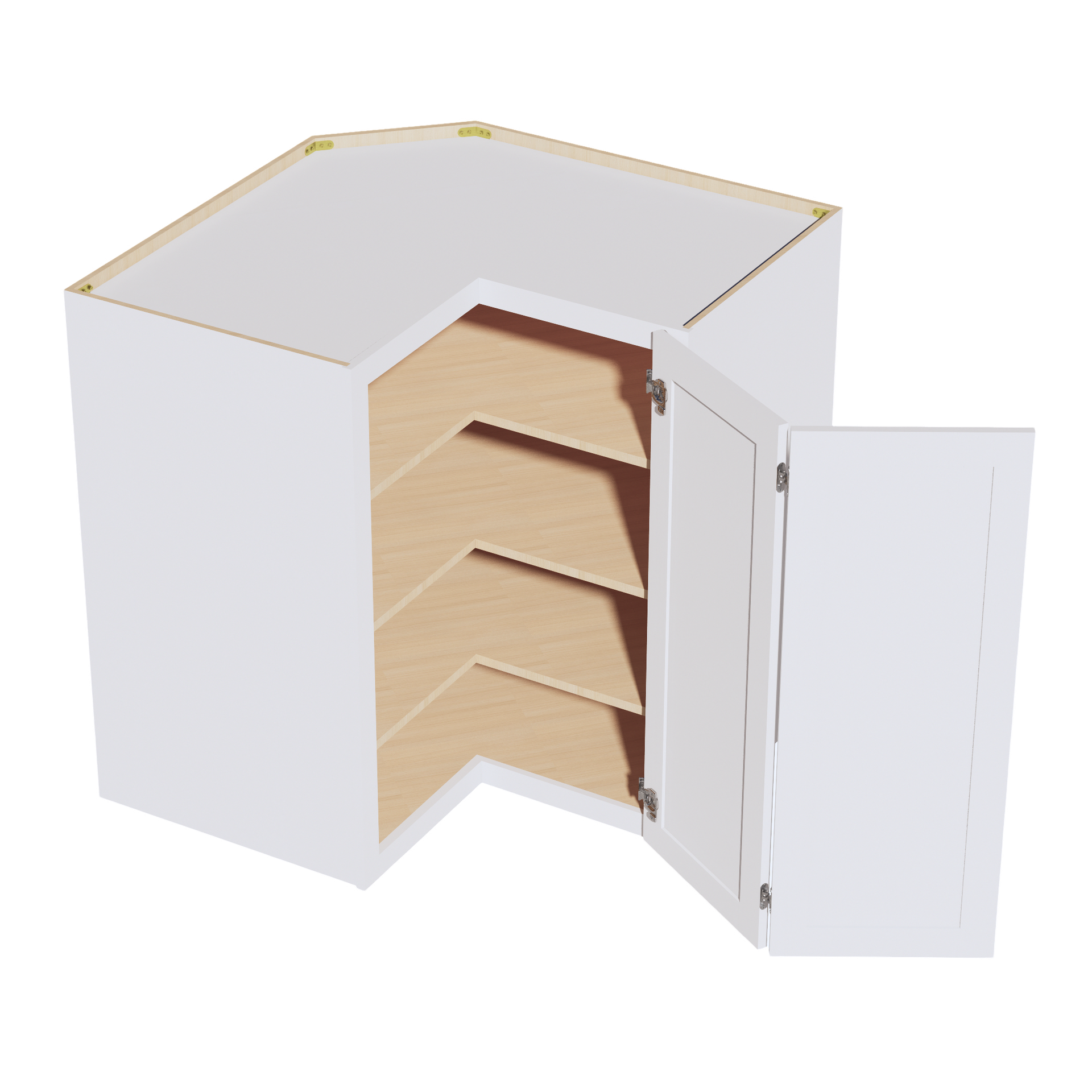 WP-W42-SW  Base Panel Wainscot  - Shaker Style - Pure White   42"W x 41-1/2"H x 3/4"D