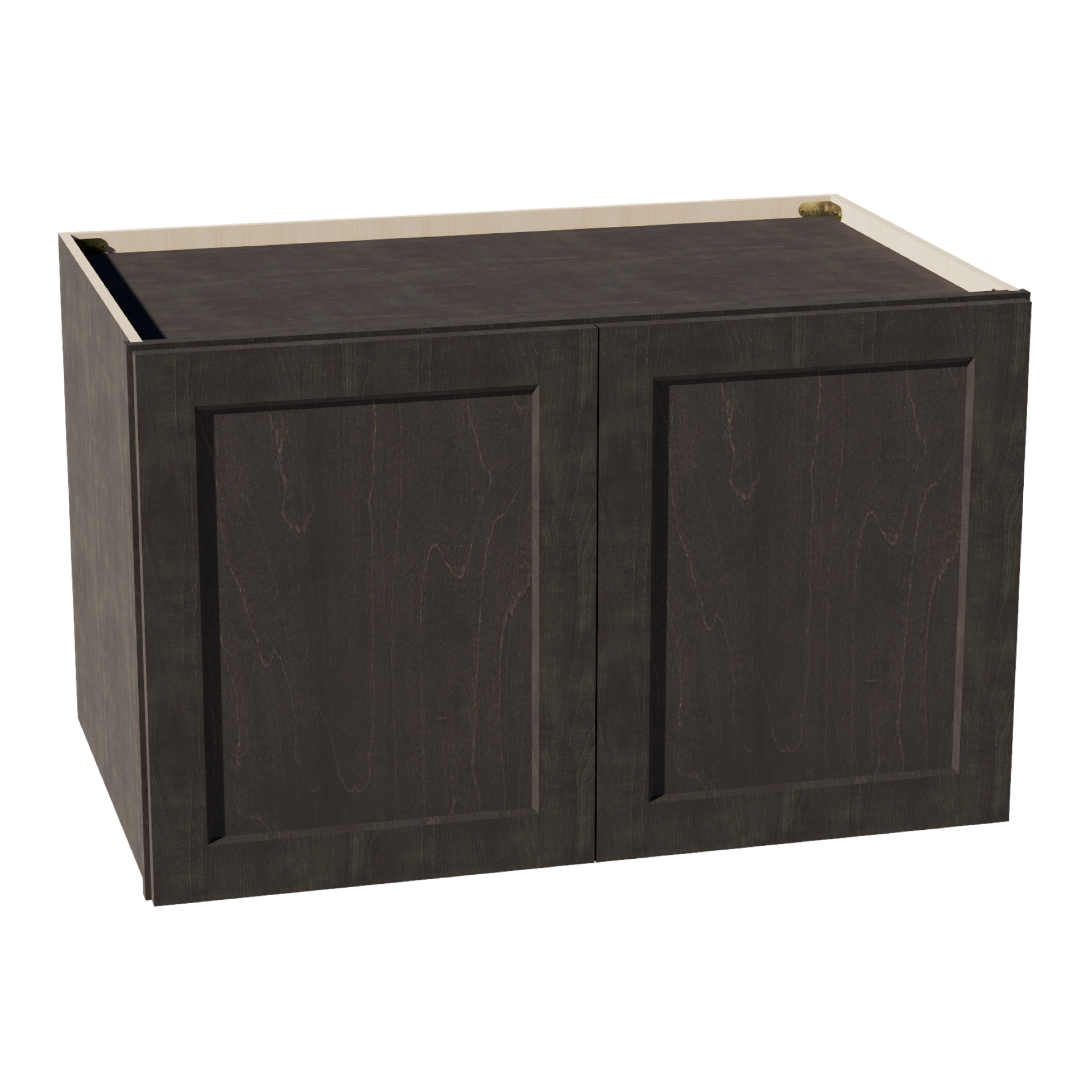 W392424-SDG  Wall Cabinet 2 Doors & 2 Shelves - Shaker Style - Dark Grey   39"W x 24"H x 24"D