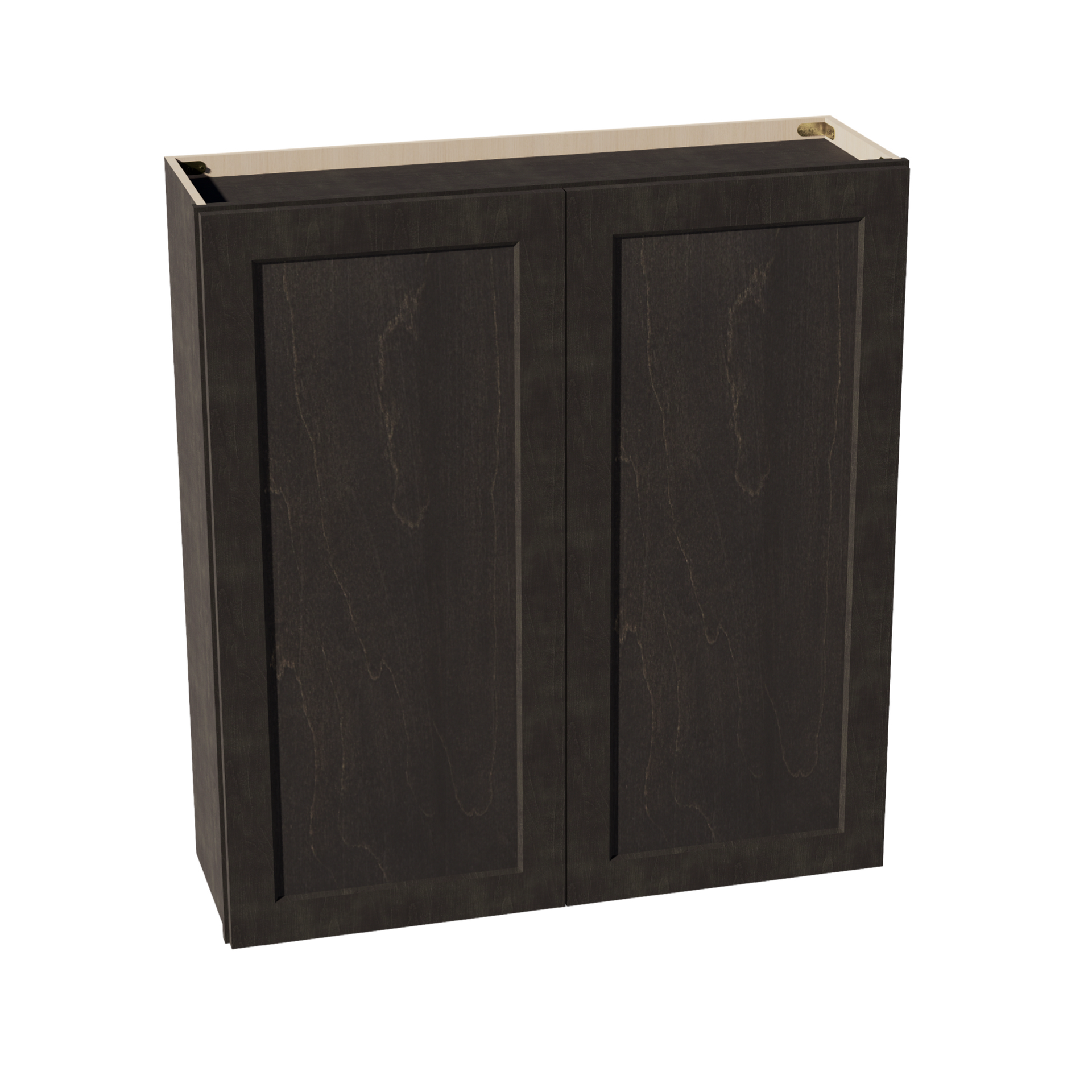 W3942-SDG  Wall Cabinet 2 Doors & 2 Shelves - Shaker Style - Dark Grey   39"W x 36"H x 12"D