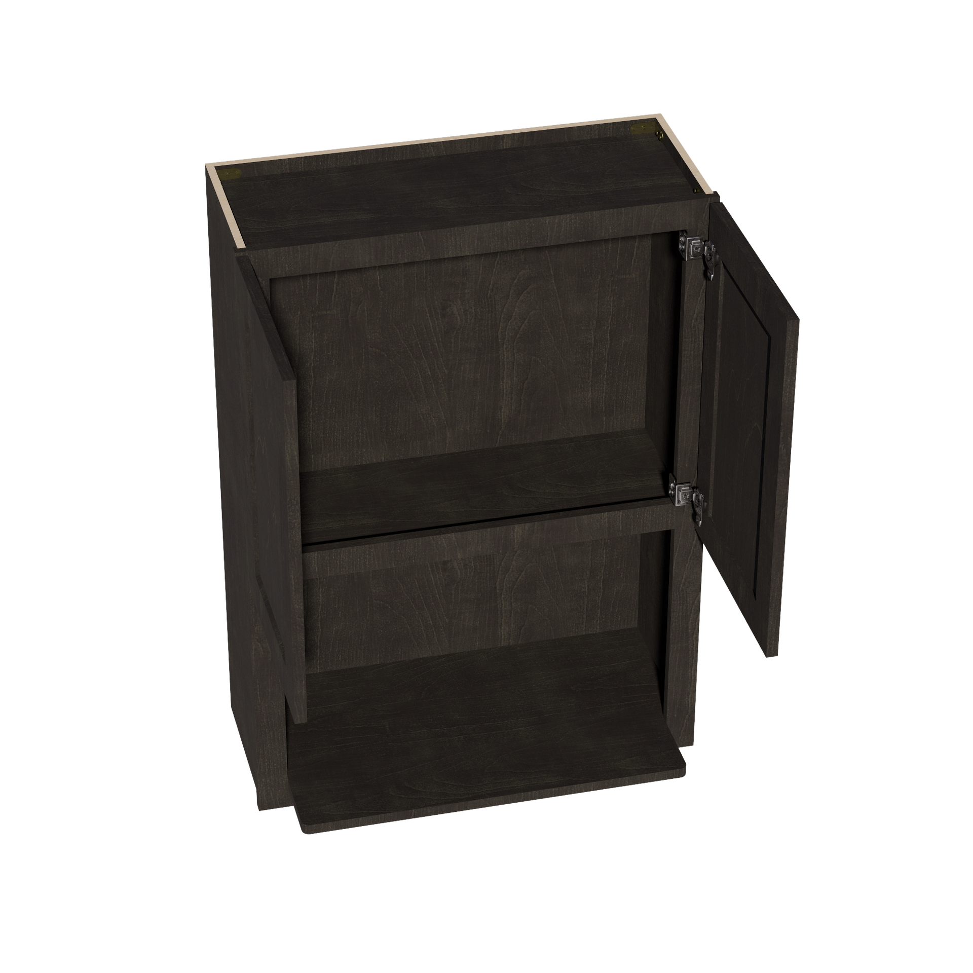 WM3042-SDG  Wall Cabinets 2 Doors Wall Built-in Microwave  - Shaker Style - Dark Grey   30"W x 42"H x 12"D