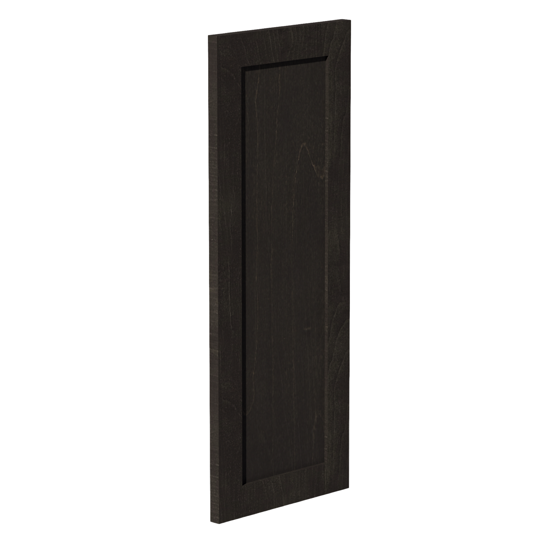 WP-W30-SDG  Wall Corner Cabinet Pie Cut  1 Door & 2 Shelves  - Shaker Style - Dark Grey   11-1/2" X 11-1/2" x 30"H x 24"D