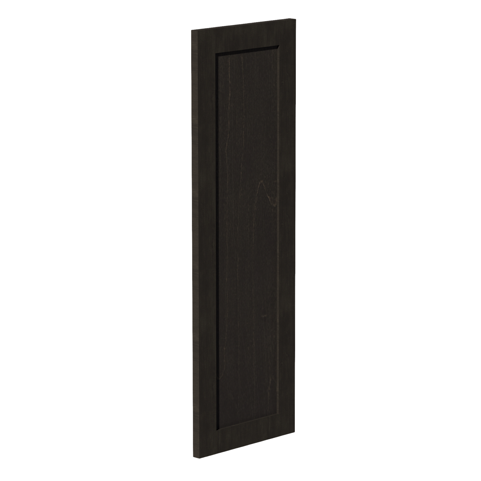 WP-W36-SDG  Wall Corner Cabinet Pie Cut  1 Door & 2 Shelves  - Shaker Style - Dark Grey   11-1/2" X 11-1/2" x 36"H x 24"D