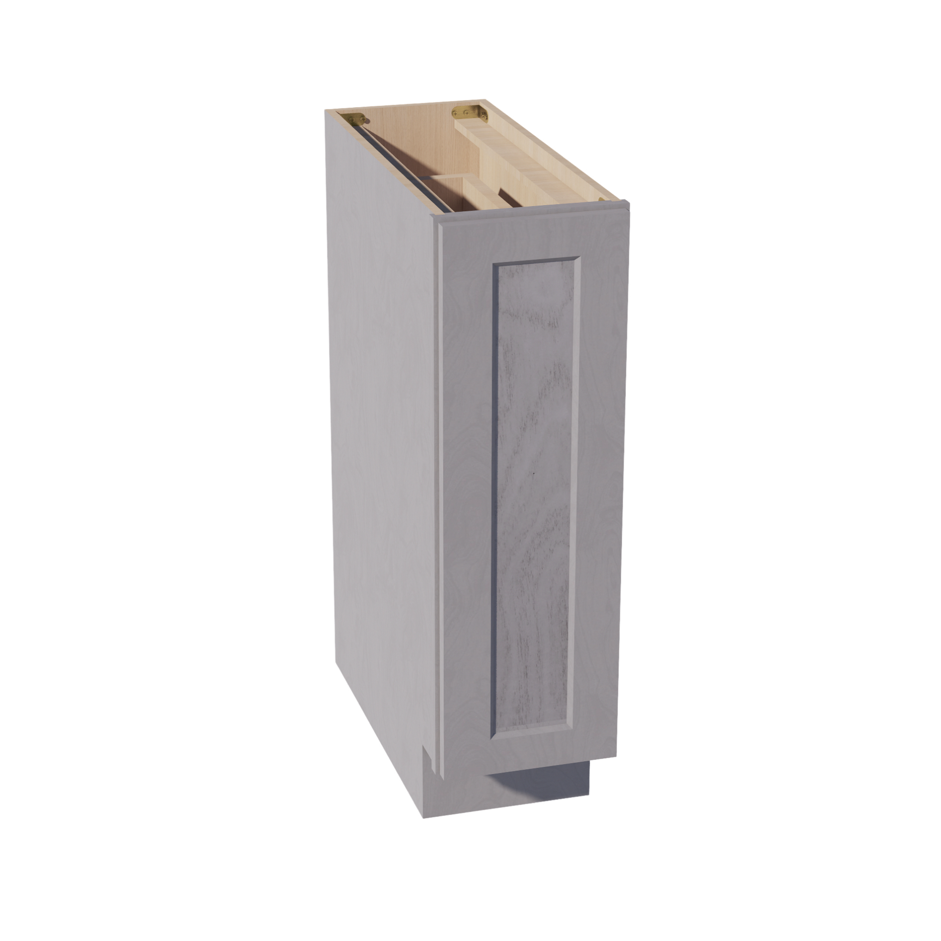 BF0924-SWG Base Cabinet Full Height Door - Shaker Style - Washed Grey   09"W x 34-1/2"H x 24"D