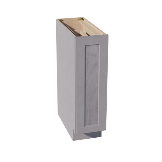 BF0924-SWG Base Cabinet Full Height Door - Shaker Style - Washed Grey   09"W x 34-1/2"H x 24"D
