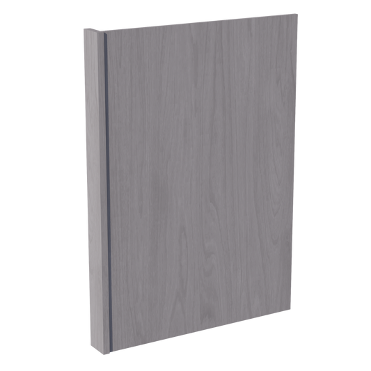 DWR3-SWG Dishwasher Return Panel - Shaker Style - Washed Grey   3"W x 34-1/2"H x 24"D