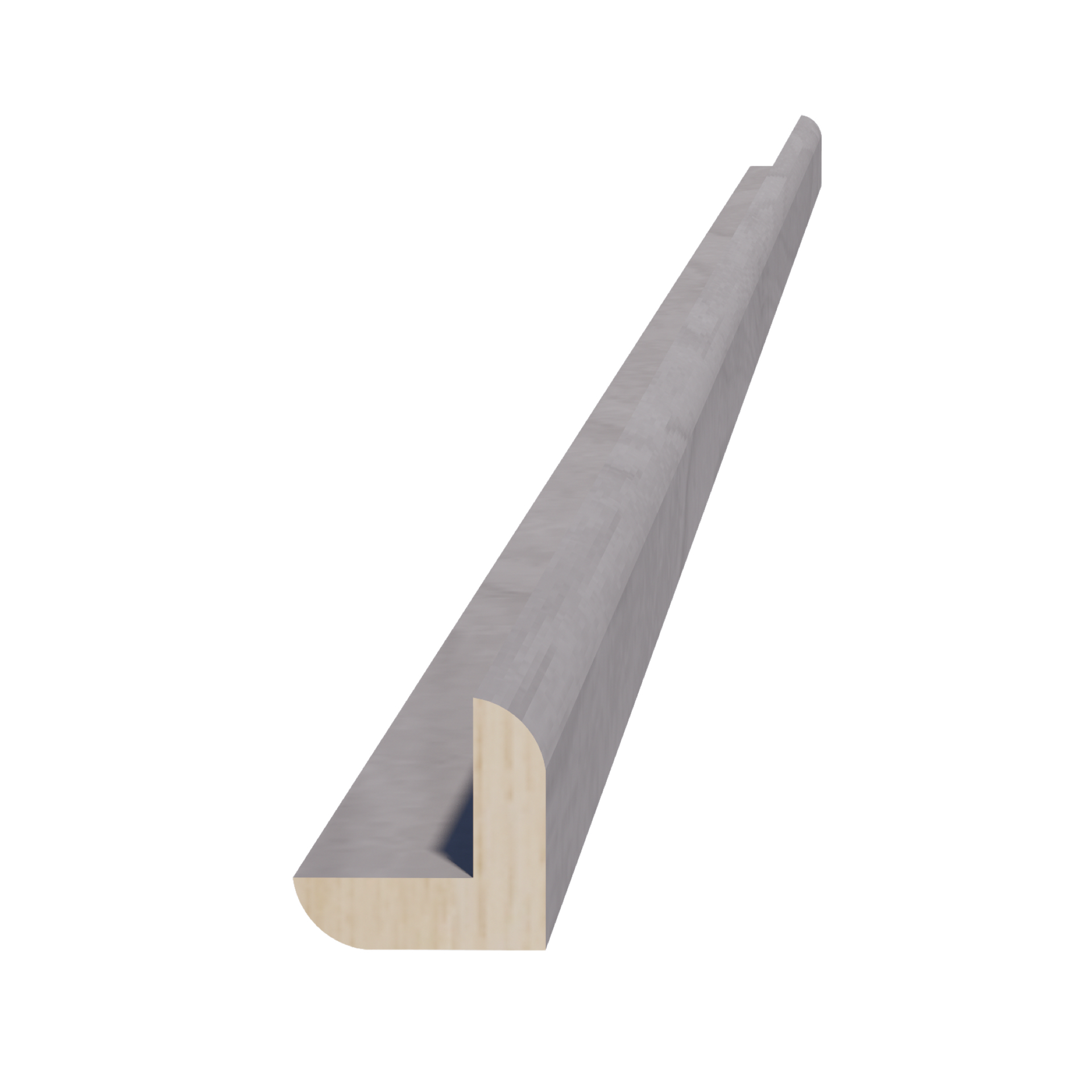 OCM8-SWG Outside Corner Molding - Shaker Style - Washed Grey   96"W x 7/8"H x 7/8"D