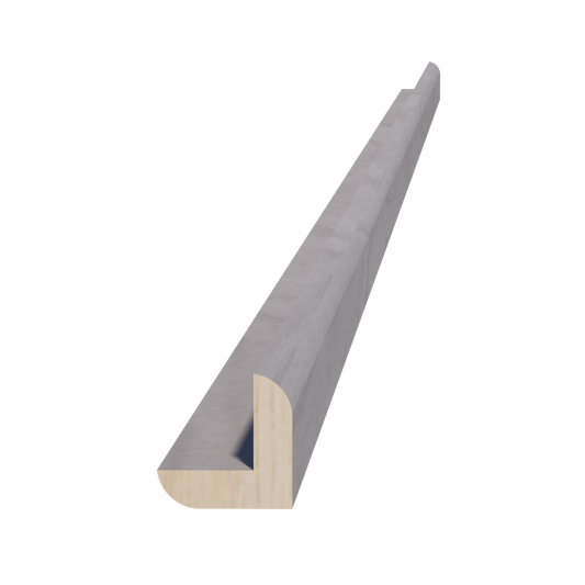 OCM8-SWG Outside Corner Molding - Shaker Style - Washed Grey   96"W x 7/8"H x 7/8"D