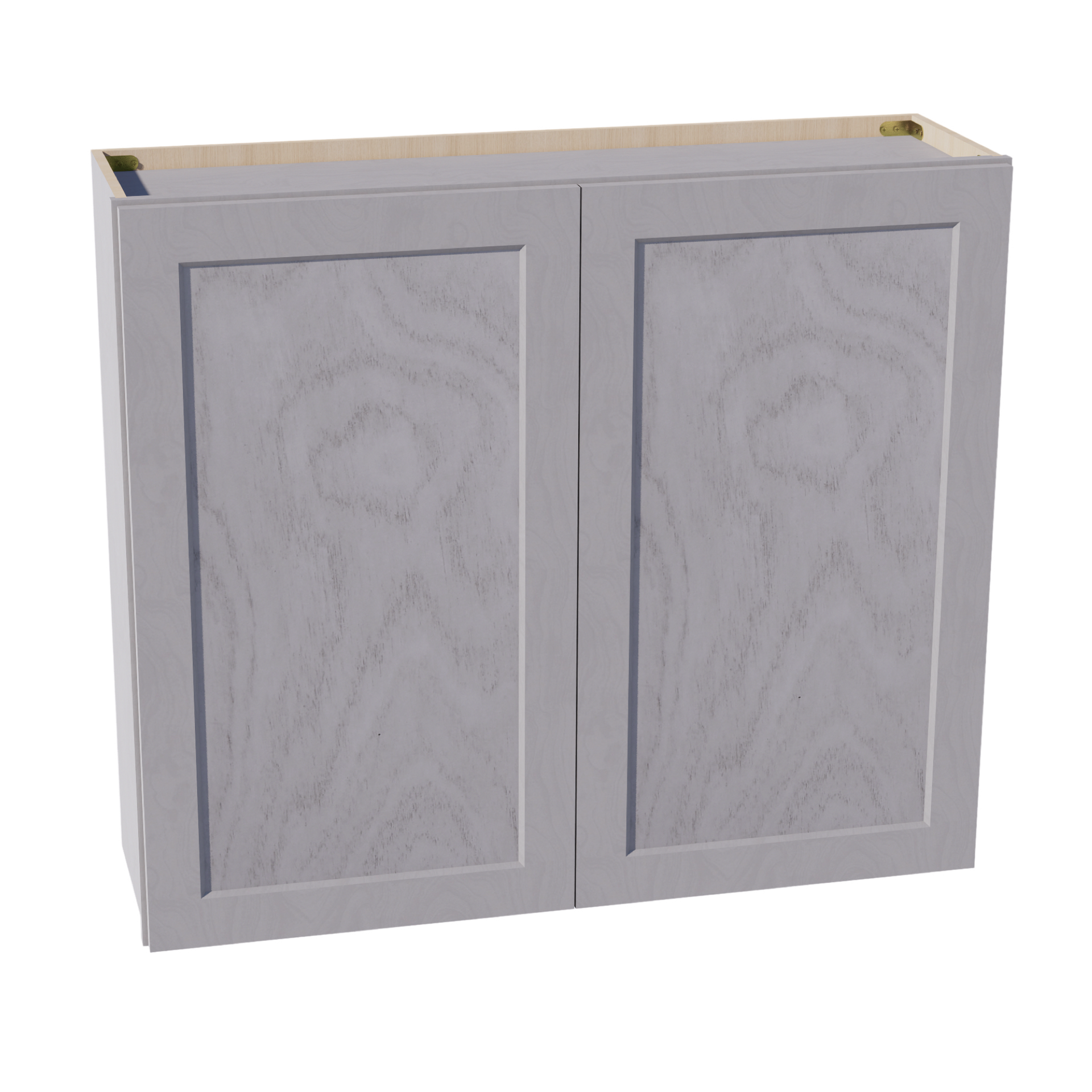 W4236-SWG Wall Cabinet 2 Doors & 2 Shelves - Shaker Style - Washed Grey   42"W x 36"H x 12"D