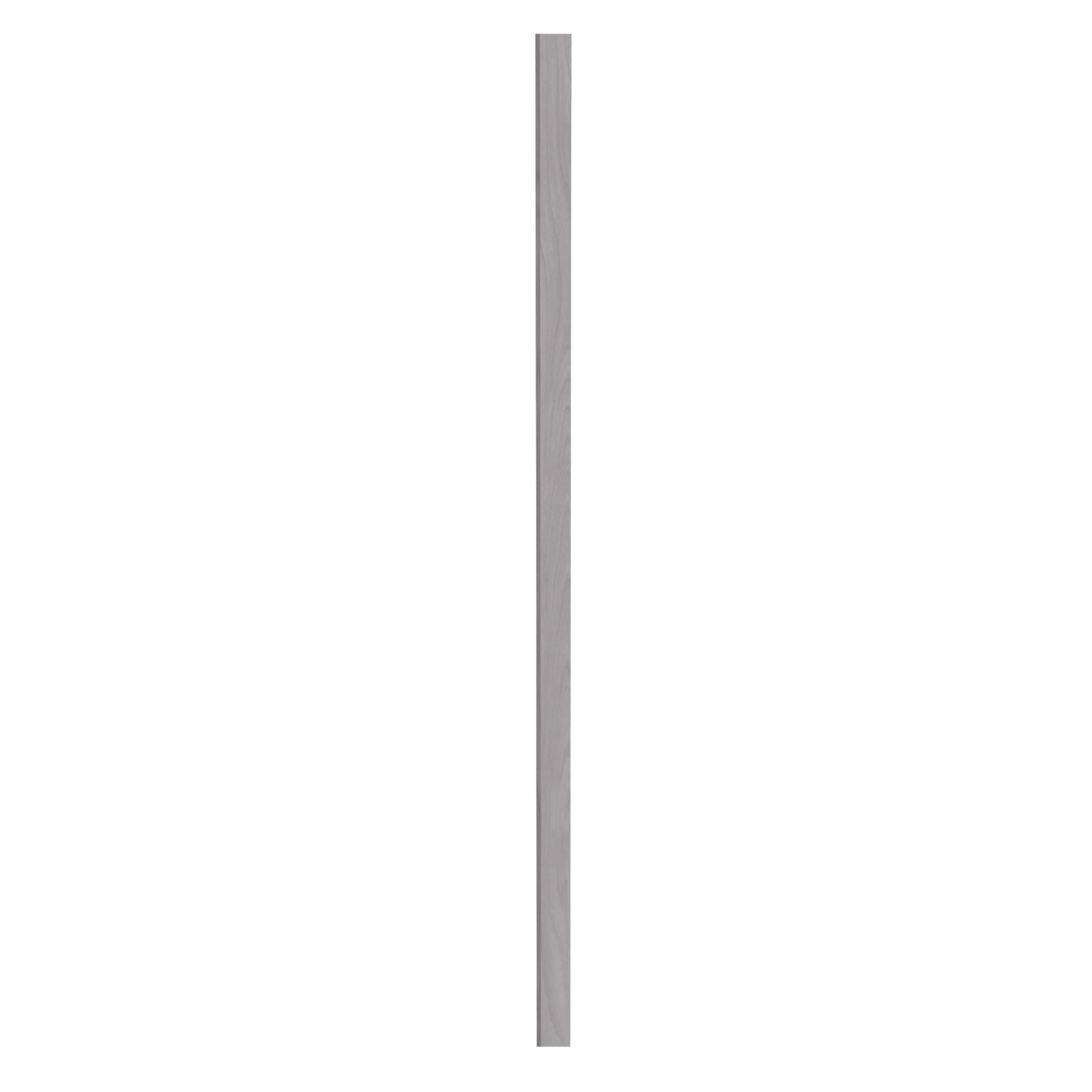 WF396-SWG Wall Cabinet Filler - Shaker Style - Washed Grey   3"W x 96"H x 3/4"D