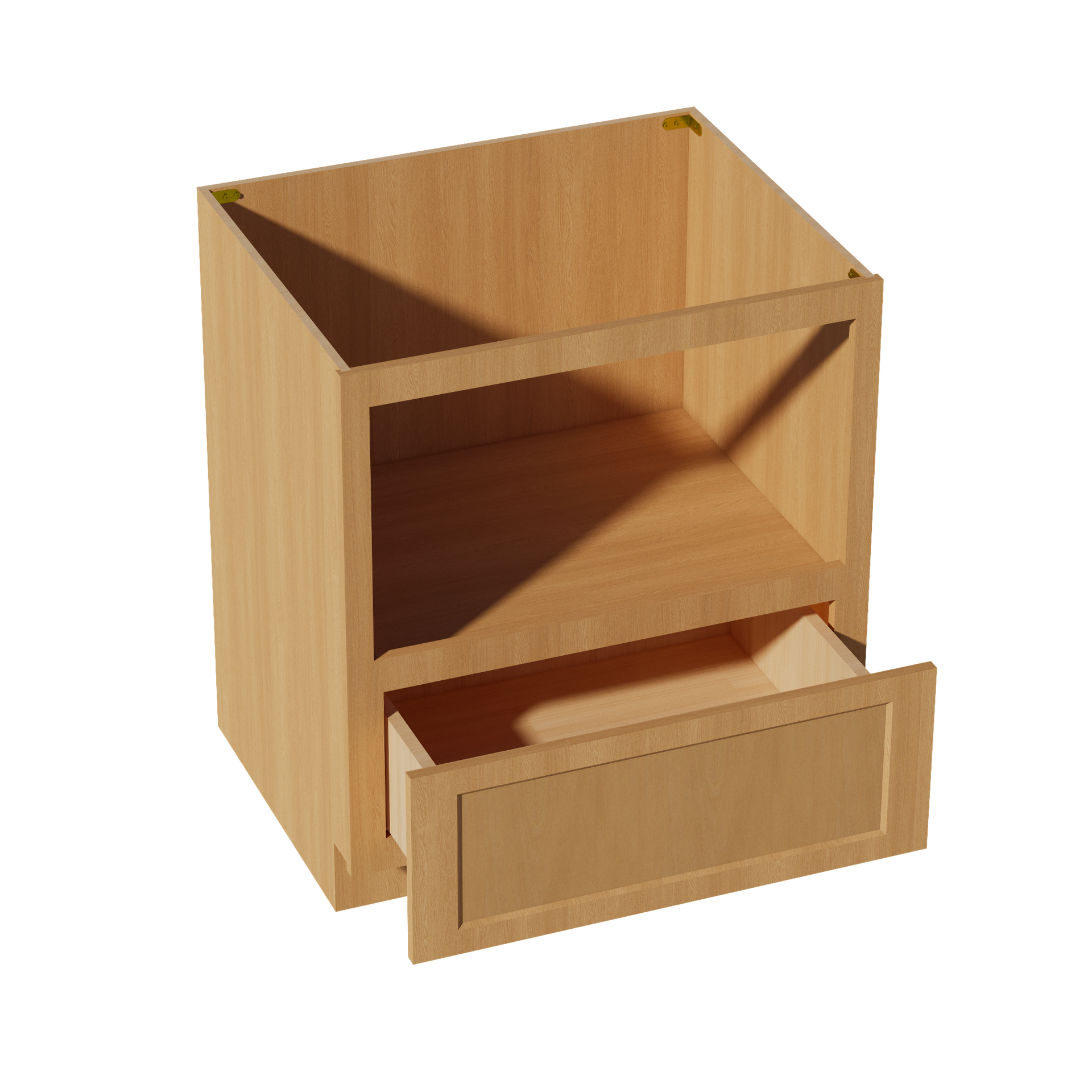 BMC30-ST  Base Cabinety Drawer Built-in Microwave - Shaker Style - Timber   30"W x 34-1/2"H x 24"D