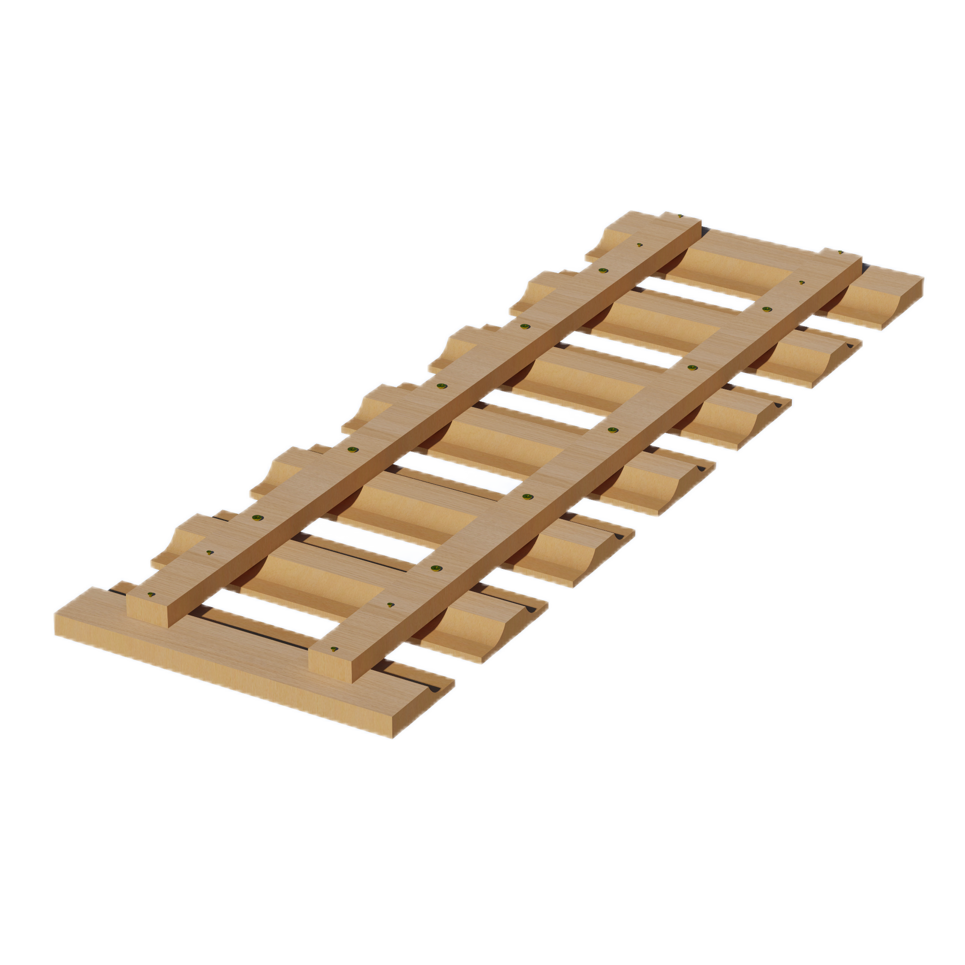 GL36-ST  Wall Glass Holder - Shaker Style - Timber   36"W x  x 12"D