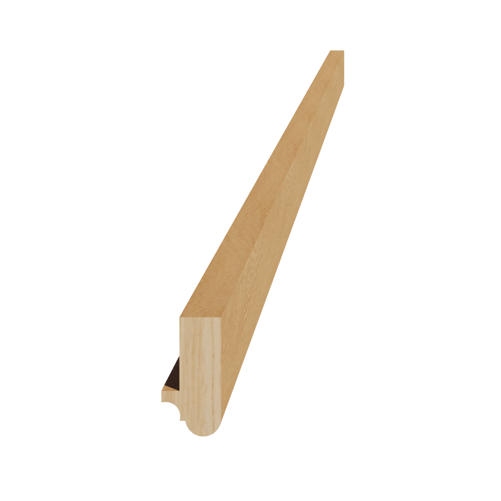 LRM-ST  Light Rail Molding - Shaker Style - Timber   96"W x 1-1/2" x 3/4"