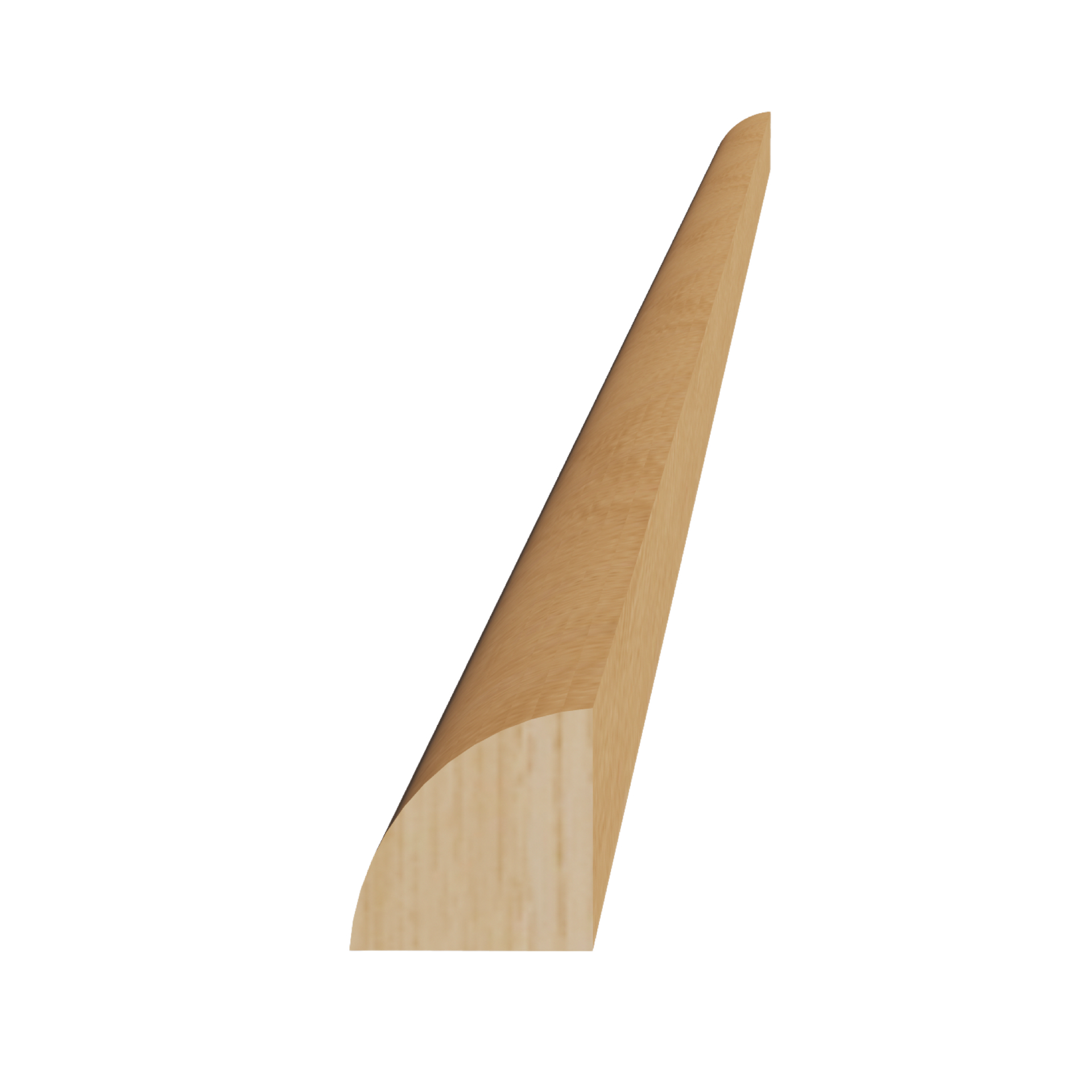 QRM-ST  Quarter Round Shoe Molding - Shaker Style - Timber   3/4"W x 96"H x 3/4"D
