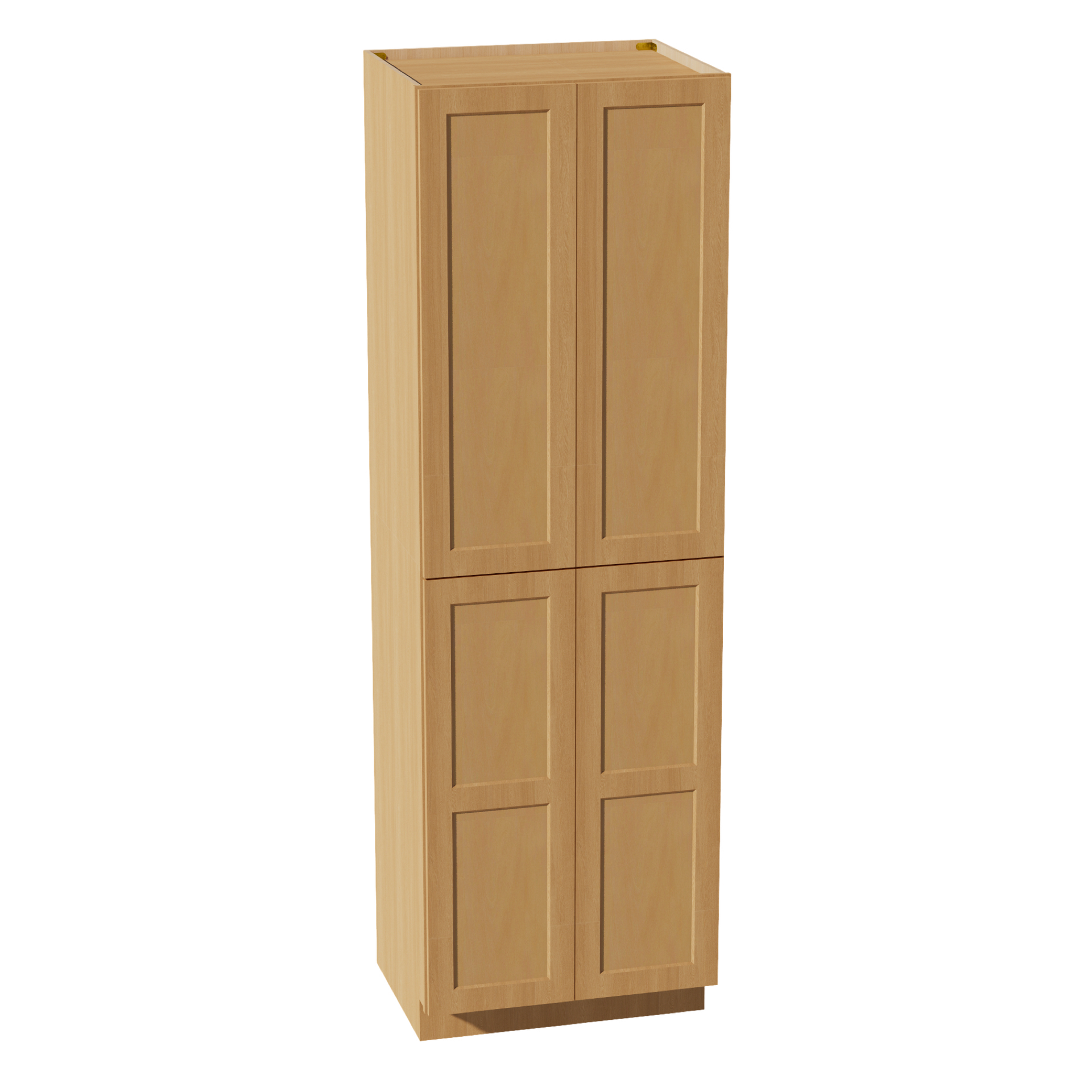 TP3096-ST  Tall Shelf Pantry Cabinet 2 Door & 6 Sheleves - Shaker Style - Timber   30" W x 96"H x 24"D