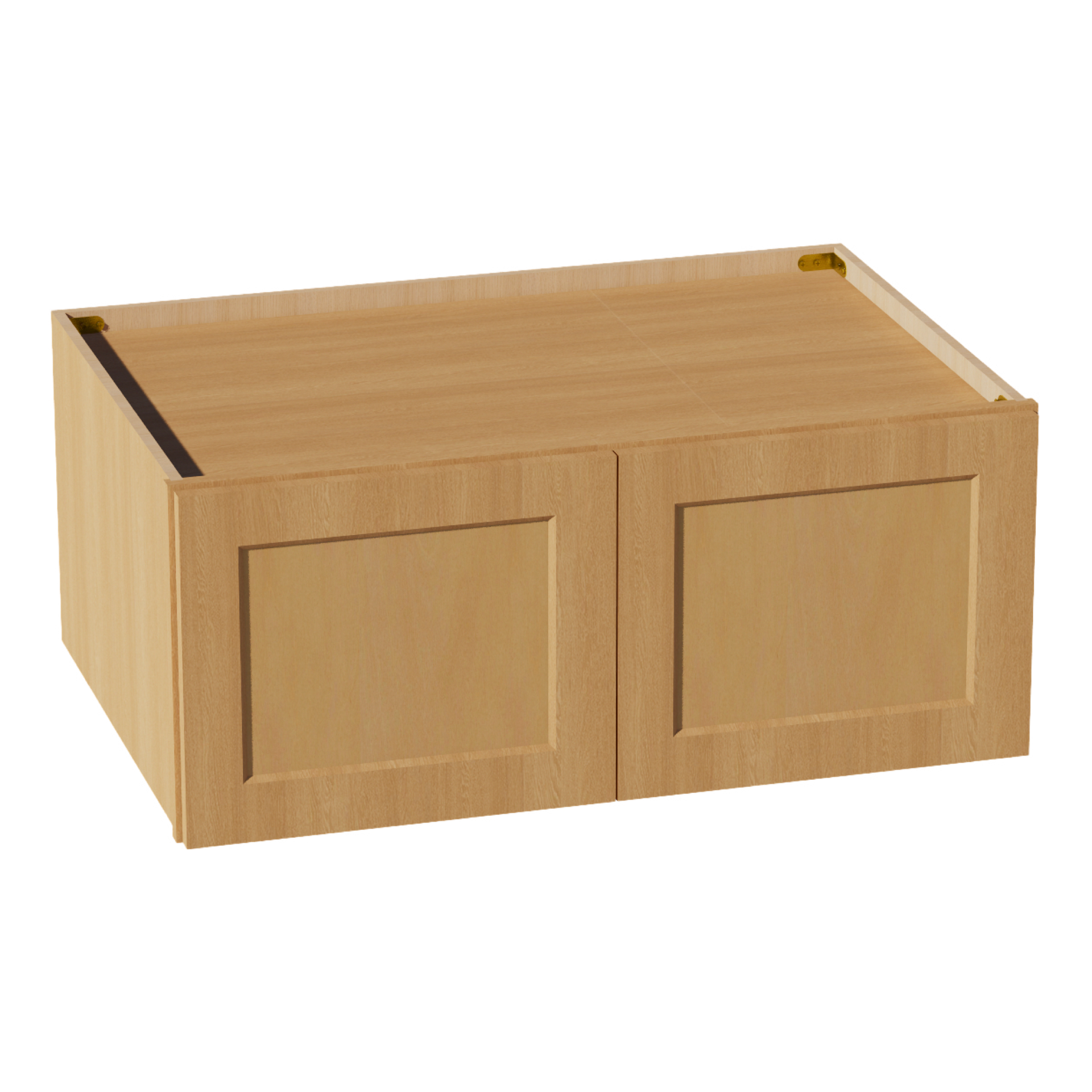 W3615-ST  Wall Cabinet 2 Doors & 2 Shelves - Shaker Style - Timber   36"W x 15"H x 12"D