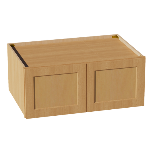 W3615-ST  Wall Cabinet 2 Doors & 2 Shelves - Shaker Style - Timber   36"W x 15"H x 12"D