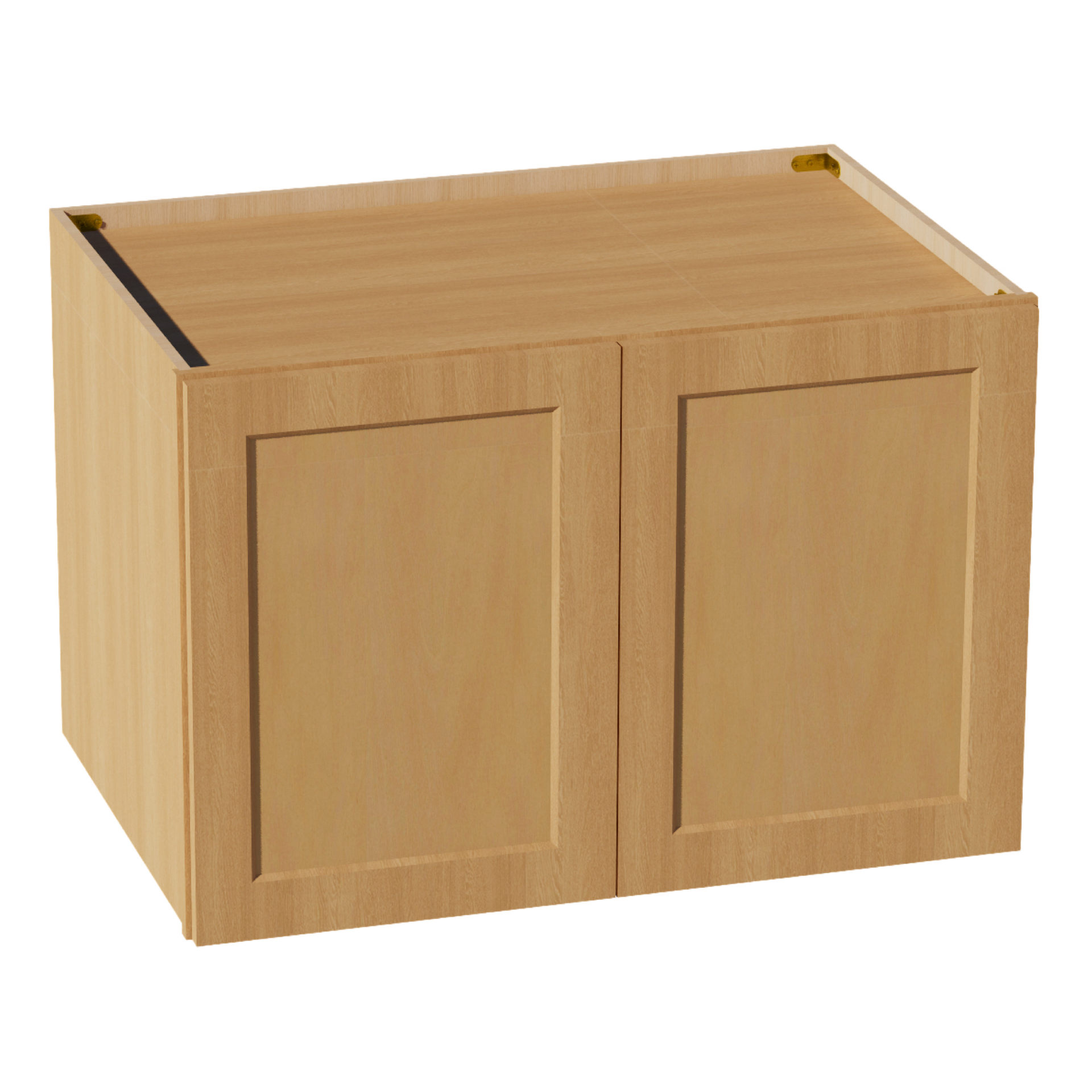 W3624-ST  Wall Cabinet 2 Doors & 2 Shelves - Shaker Style - Timber   36"W x 24"H x 12"D