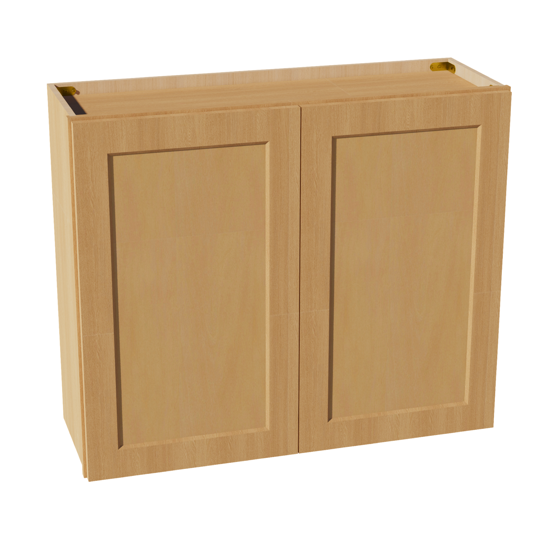 W3630-ST  Wall Cabinet 2 Doors & 2 Shelves - Shaker Style - Timber   36"W x 30"H x 12"D
