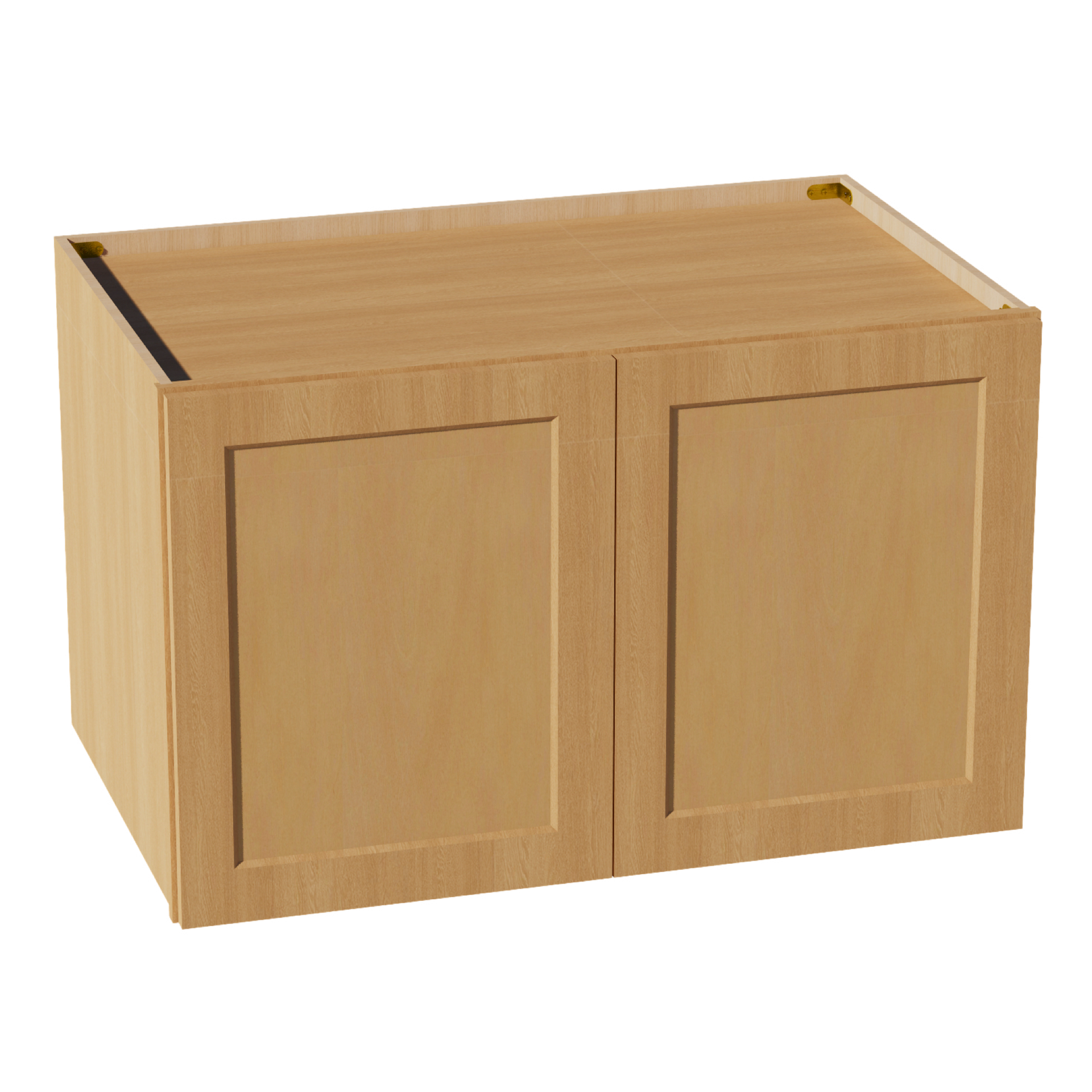 W3924-ST  Wall Cabinet 2 Doors & 2 Shelves - Shaker Style - Timber   39"W x 24"H x 12"D