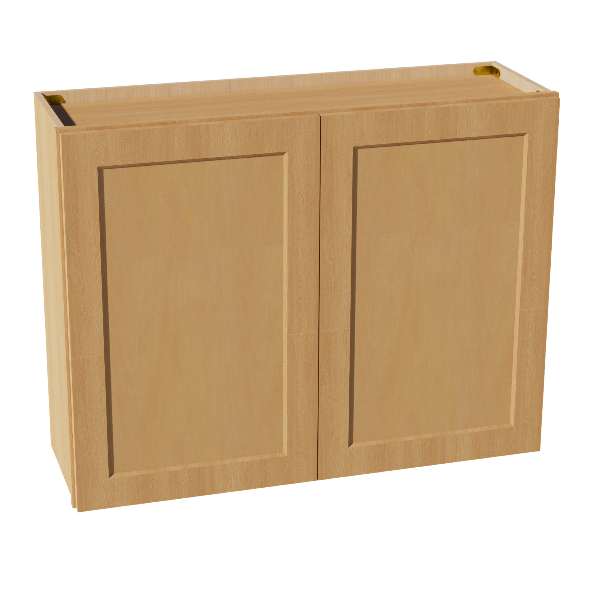 W3930-ST  Wall Cabinet 2 Doors & 2 Shelves - Shaker Style - Timber   39"W x 30"H x 12"D