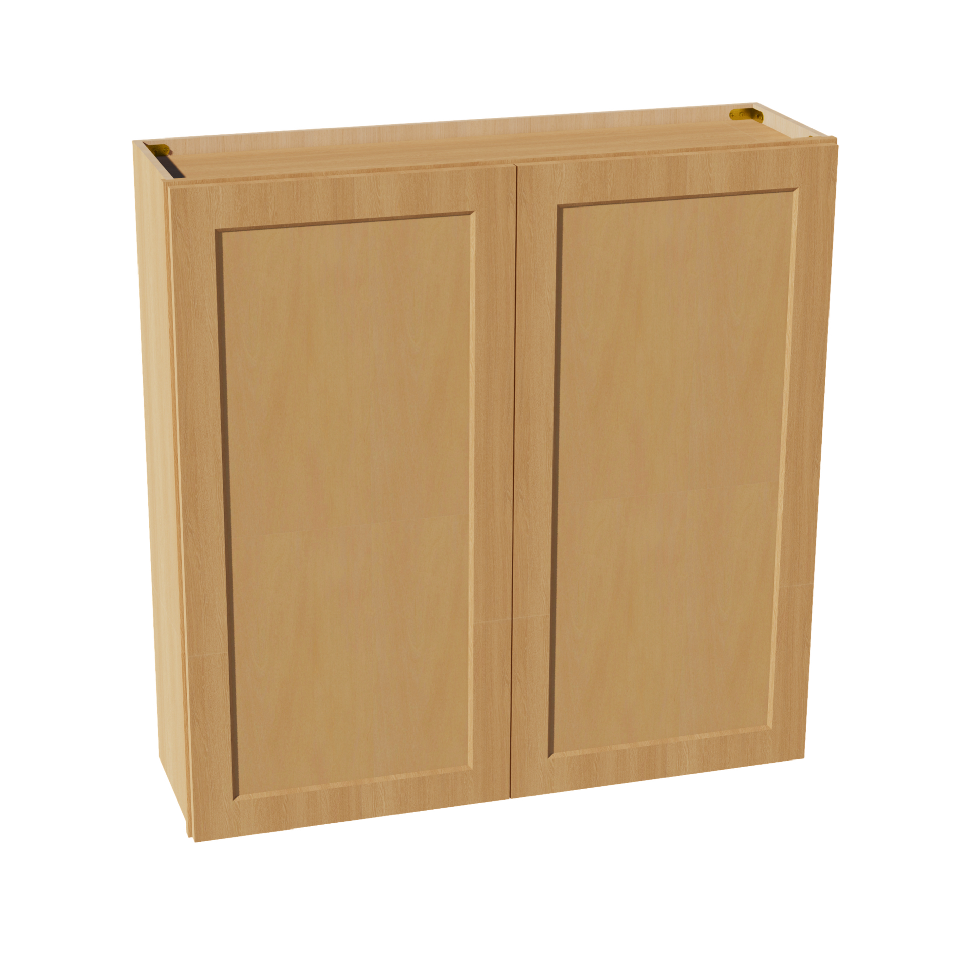 W4242-ST  Wall Cabinet 2 Doors & 2 Shelves - Shaker Style - Timber   42"W x 42"H x 12"D