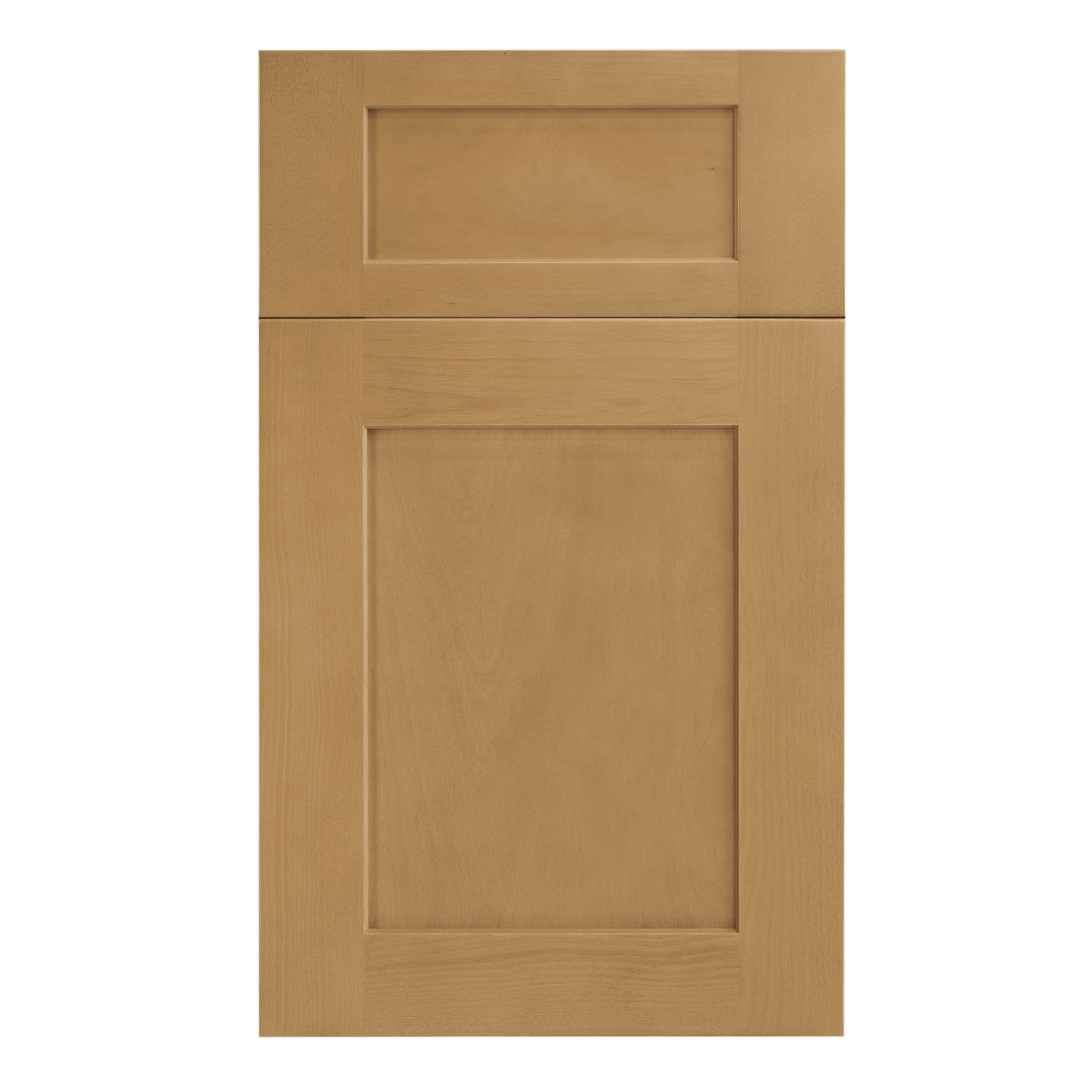 WM3042-ST: Shaker Timber 30"W x 42"H 2 Door & 1 Shelf Wall Built-in Microwave Cabinets