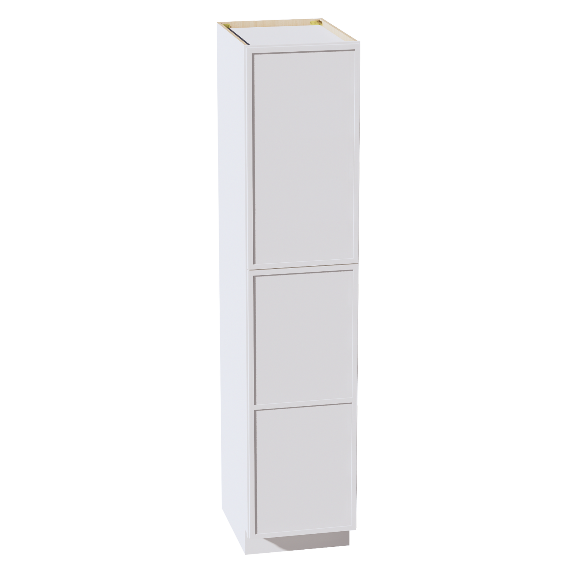TP1884-SSW  Tall Shelf Pantry Cabinet 2 Door & 6 Sheleves - Slim Shaker Style - White   18"W x 84"H x 24"D