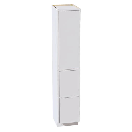 TP1896-SSW  Tall Shelf Pantry Cabinet 2 Door & 6 Sheleves - Slim Shaker Style - White   18"W x 96"H x 24"D