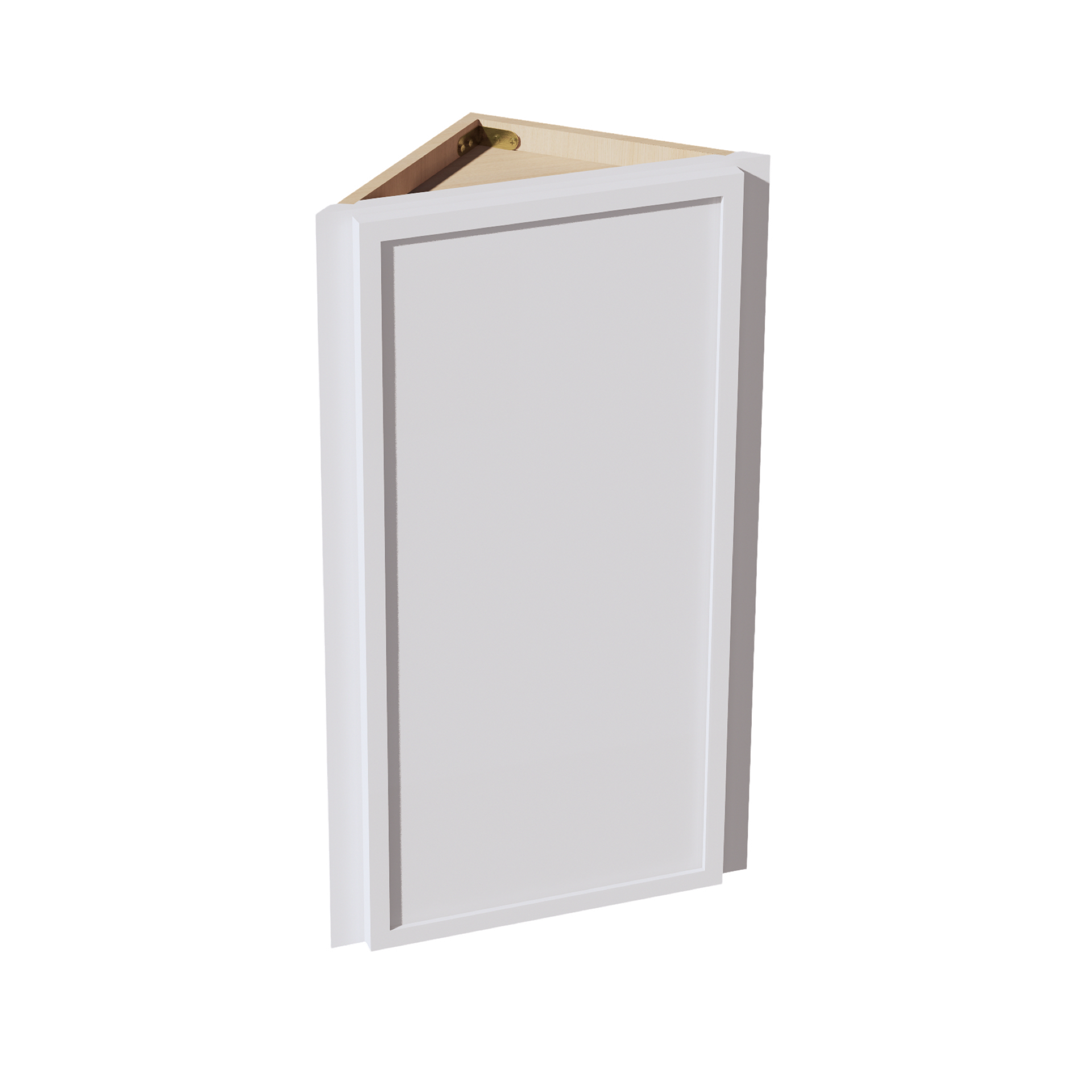 WAE1230-SSW  Wall Cabinet 2 Doors & 2 Shelves - Slim Shaker Style - White   12"W x 30"H x 12"D