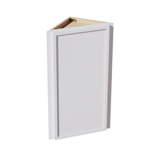 WAE1230-SSW  Wall Cabinet 2 Doors & 2 Shelves - Slim Shaker Style - White   12"W x 30"H x 12"D