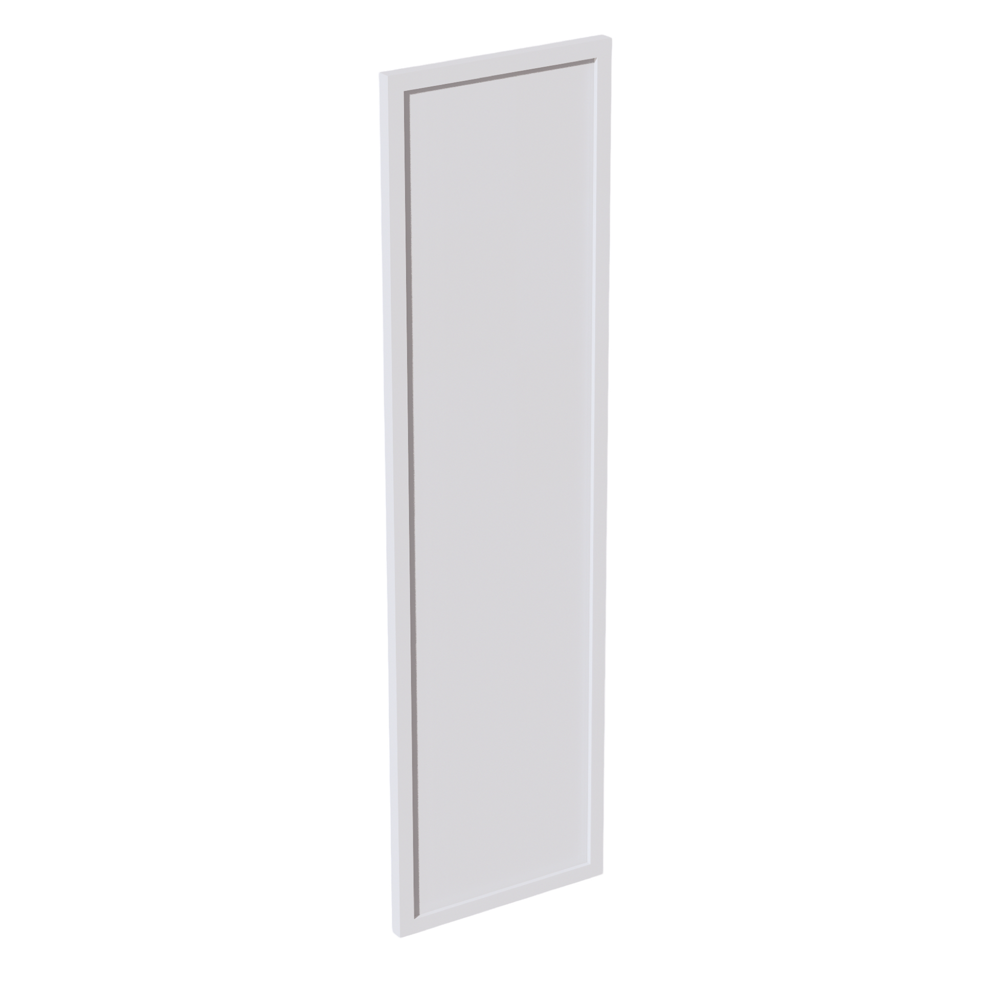 WP-W42-SSW  Base Panel Wainscot  - Slim Shaker Style - White   42"W x 41-1/2"H x 3/4"D