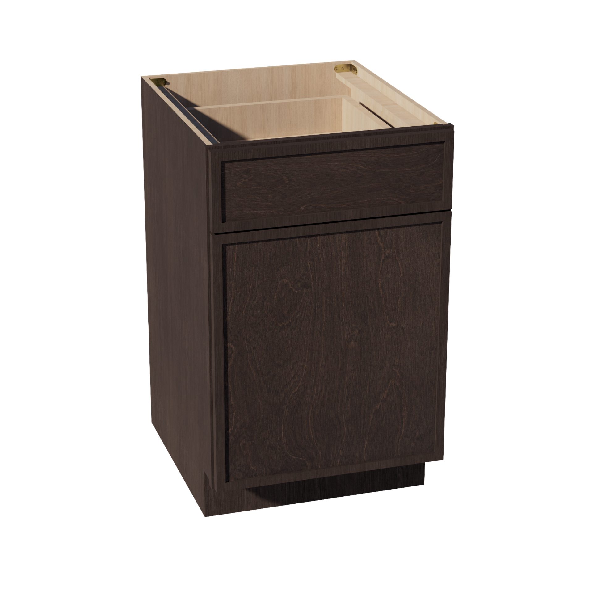 B21-SSE  Base cabinet - Slim Shaker Style - Espresso   21"W x 34-1/2"H x 24"D