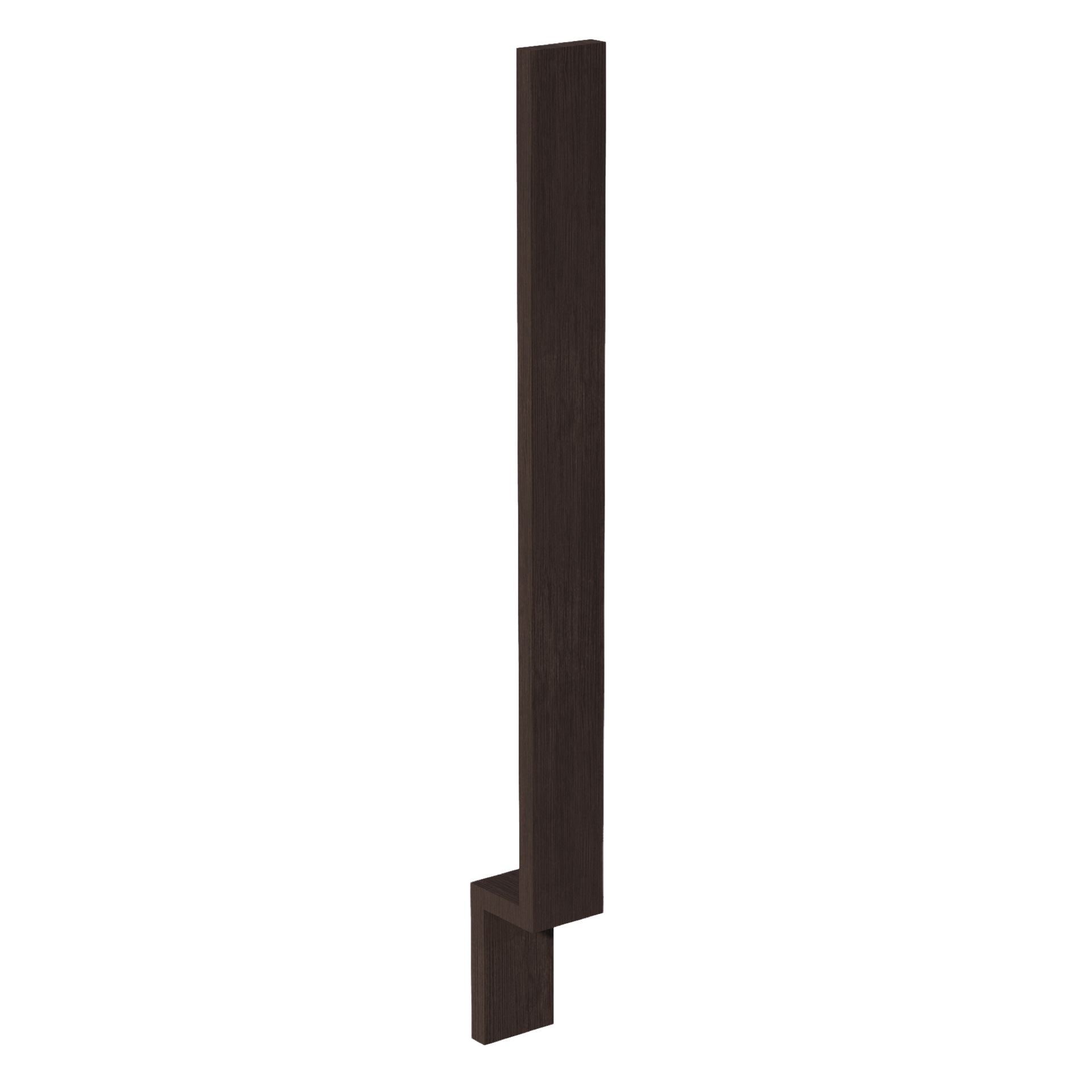 BF3-SSE  Base Cabinet Filler - Slim Shaker Style - Espresso   03"W x 34-1/2"H x