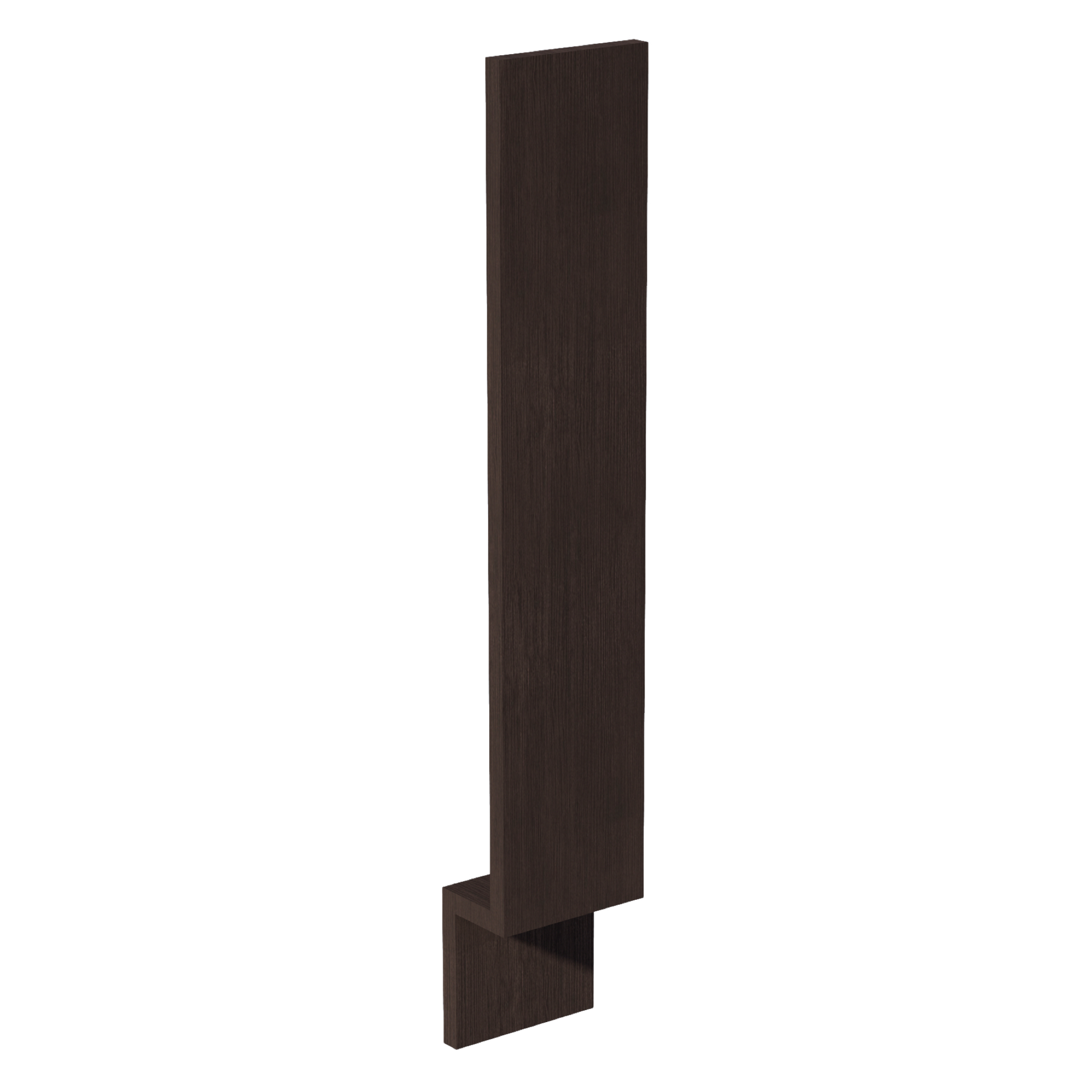 BF6-SSE  Base Cabinet Filler - Slim Shaker Style - Espresso   06"W x 34-1/2"H x