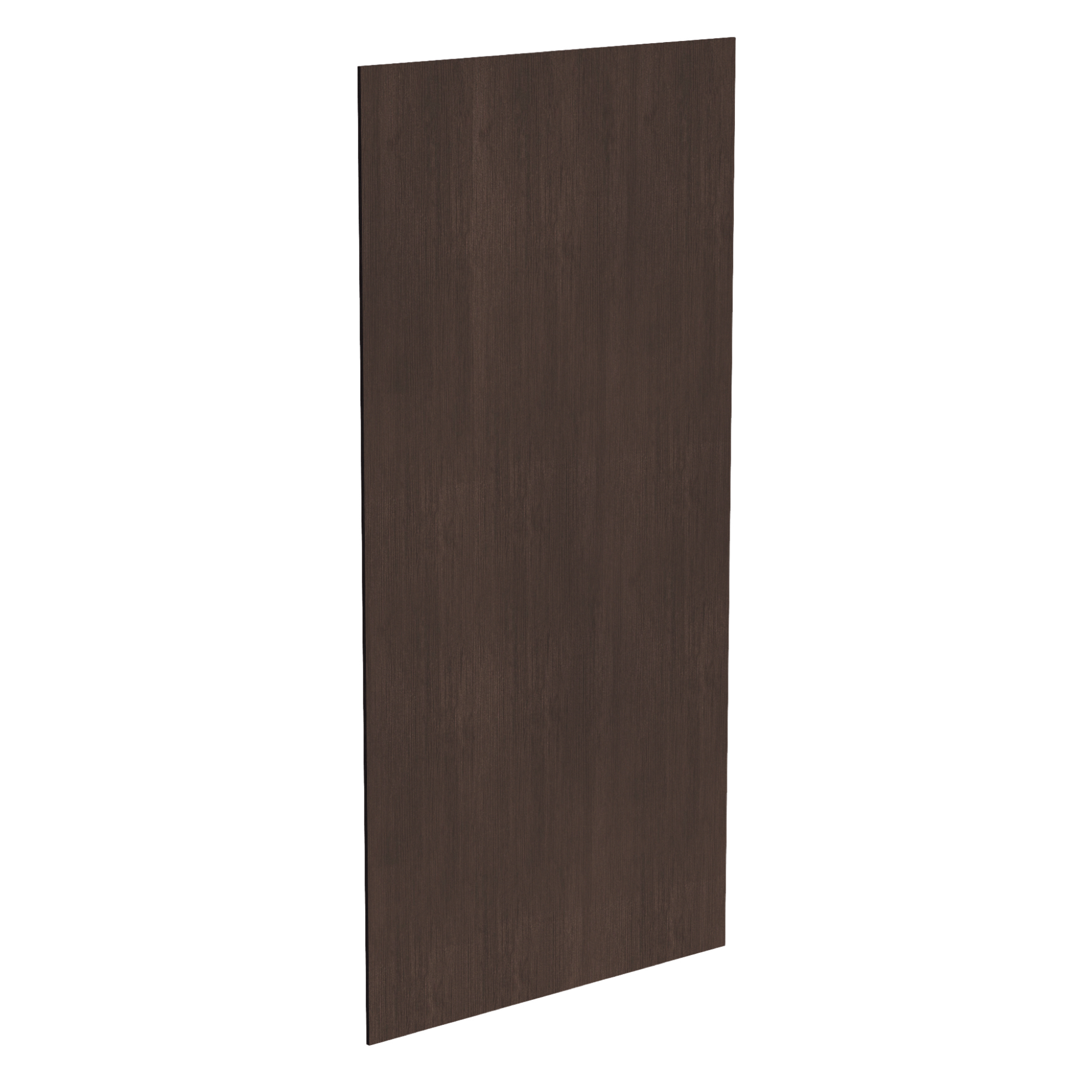 BP4896-1/2-SSE  Base End Skin Panel - Slim Shaker Style - Espresso   48"W x 96"H x 1/2"D