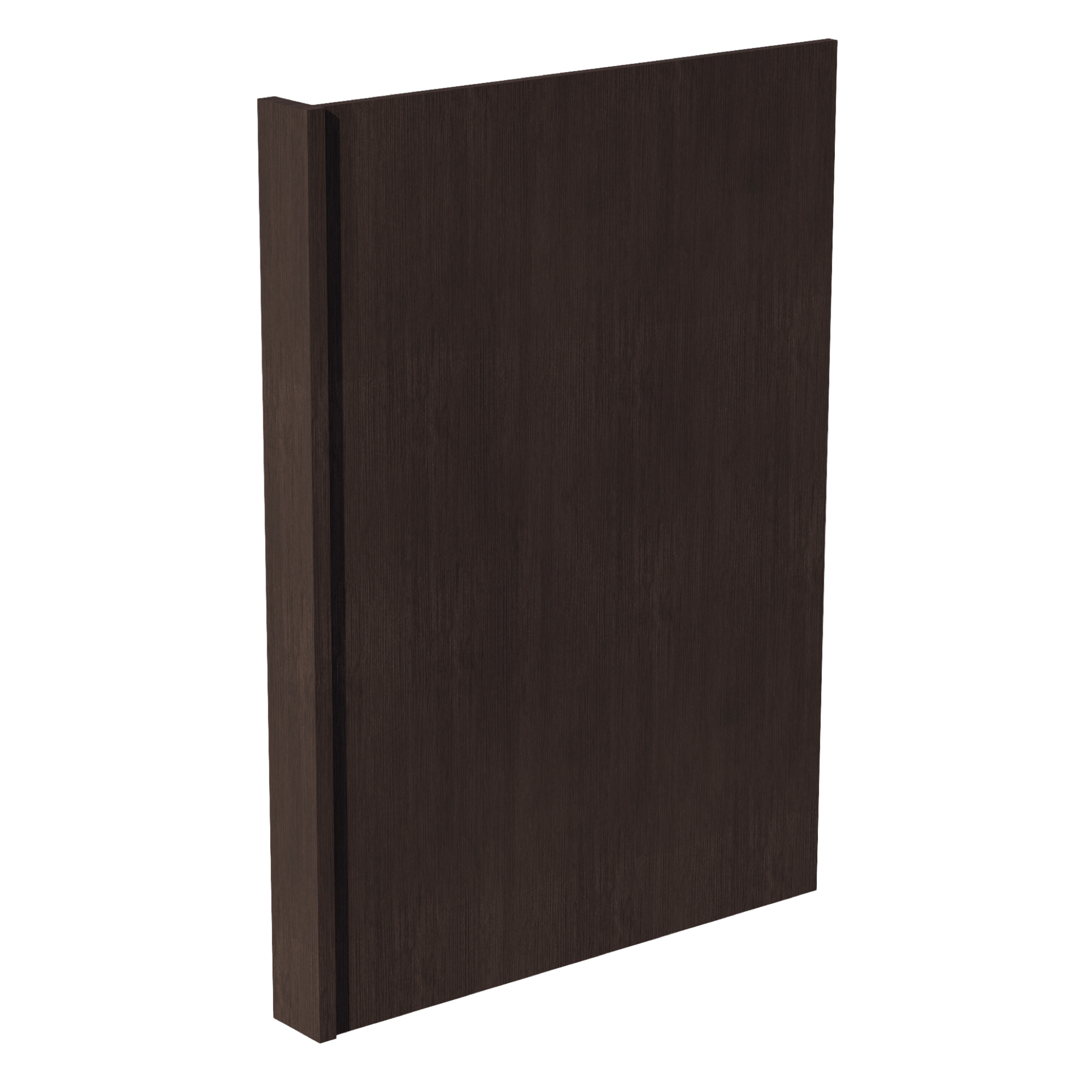 DWR3-SSE  Dishwasher Return Panel - Slim Shaker Style - Espresso   3"W x 34-1/2"H x 24"D