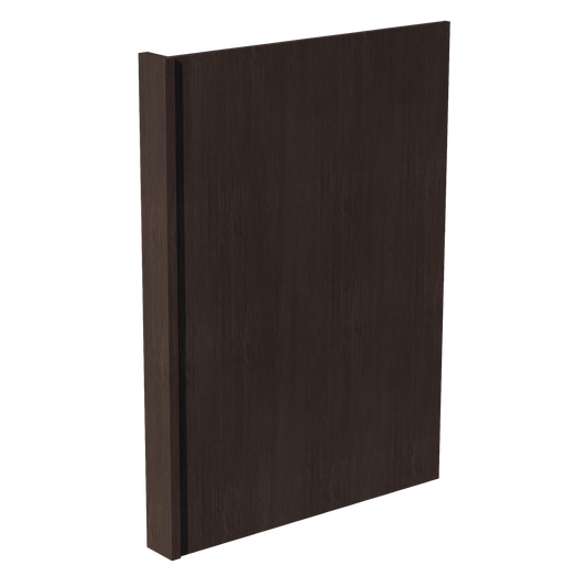 DWR3-SSE  Dishwasher Return Panel - Slim Shaker Style - Espresso   3"W x 34-1/2"H x 24"D