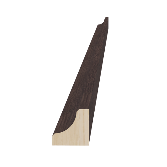 ICM8-SSE  Inside Corner Molding - Slim Shaker Style - Espresso   96"W x 3/4"H x 3/4"D