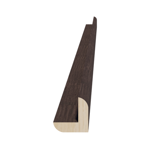 OCM8-SSE  Outside Corner Molding - Slim Shaker Style - Espresso   96"W x 7/8"H x 7/8"D