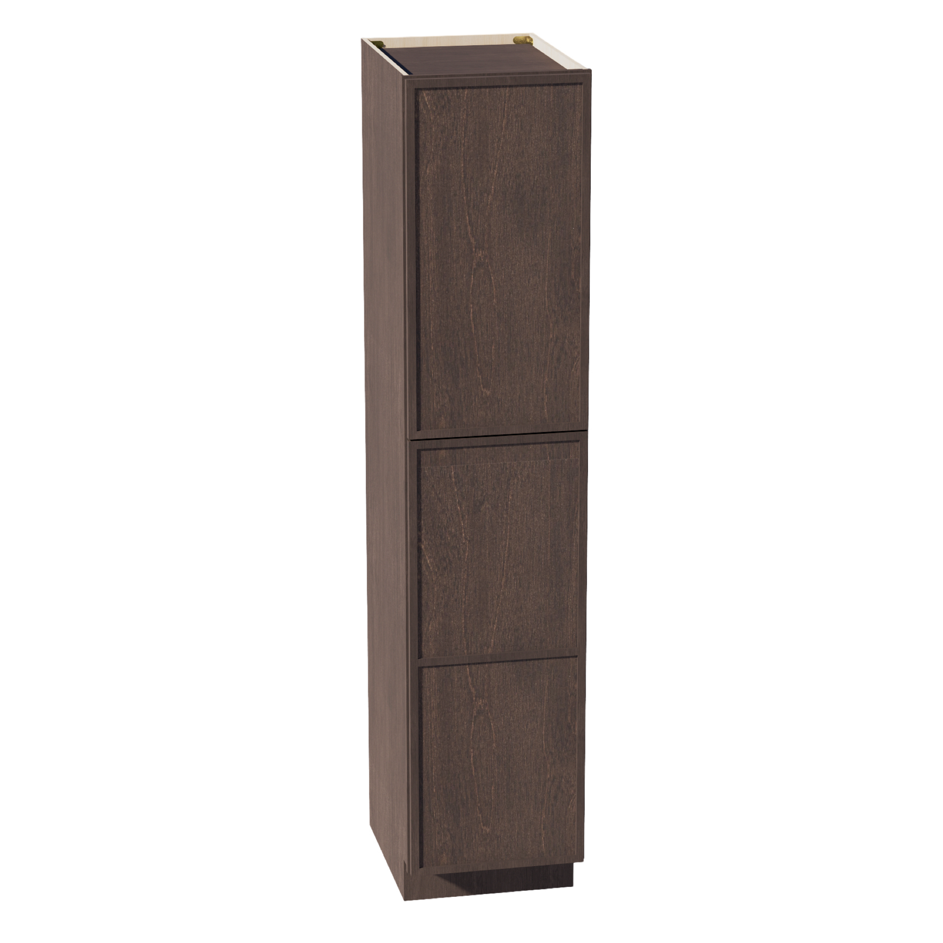 TP1884-SSE: Slim Shaker Espresso 18"W x 84"H x 24"D 2 Doors & 5 Shelves Tall Shelf Pantry Cabinets