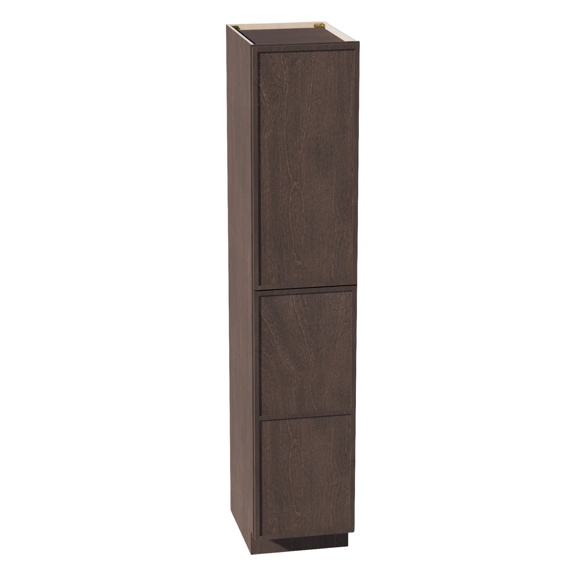 TP1890-SSE  Tall Shelf Pantry Cabinet 2 Door & 6 Sheleves - Slim Shaker Style - Espresso   18"W x 90"H x 24"D